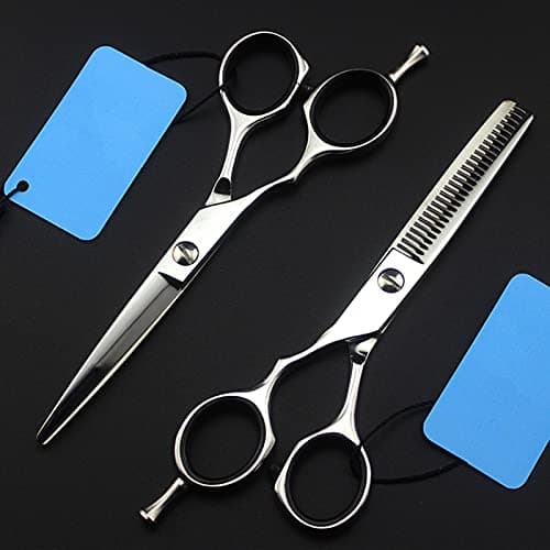 5.5 inch Upscale 440c Steel Left Hand thinning Shears Haircut Cutting Barber Set