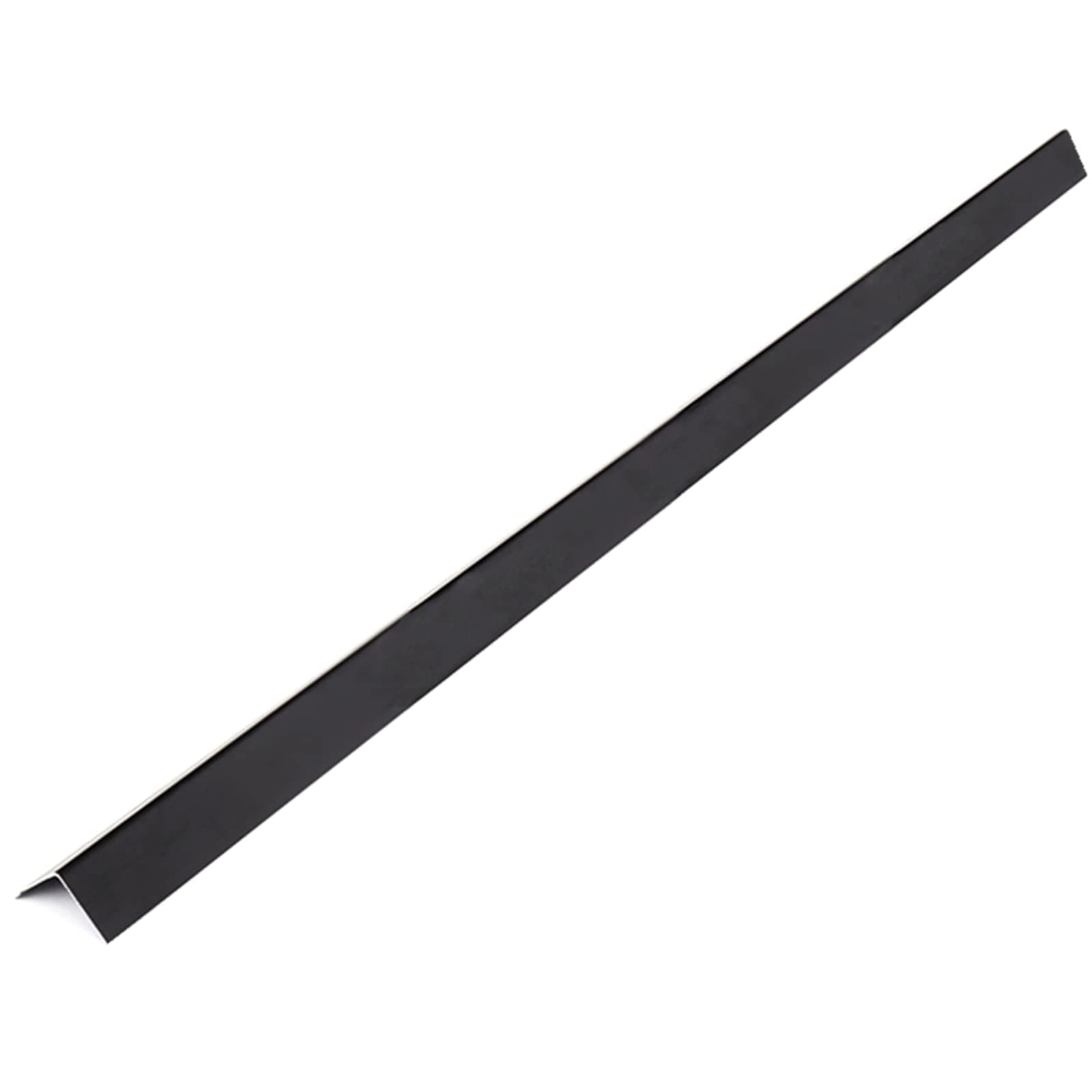 Aluminium Alloy Metal Corner Guards 10 Pcs Wall Corner Protector 0.6" x 0.6" x 48" Wall Corner Protection Decoration Black Pack of 10 Corner Guards 20 Ga/1 mm Thickness