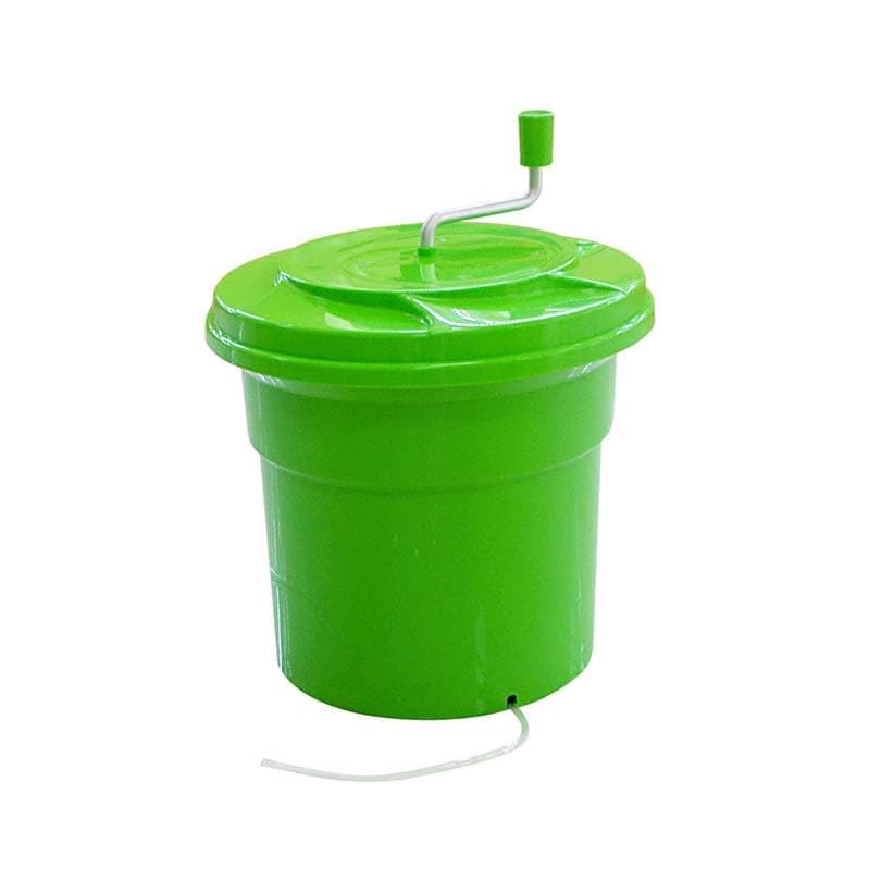 Chef Essentials Manual Salad Spinners 12L/2.64Gallons vegetable salad dehydration professional high efficiency centrifugal dewatering (12L)