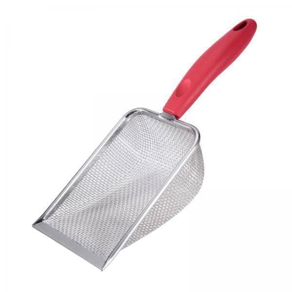 Fenteer 3xCat Litter Sifting Deep Sifting Cleaning Tool Kitty Metal Stainless Steel for Kitty Kittens Puppy, 3 Pcs