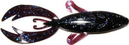 Big Bite Baits 3.5-Inch Rojas Fighting Frog Lures-Pack of 10 (Blue Fleck)