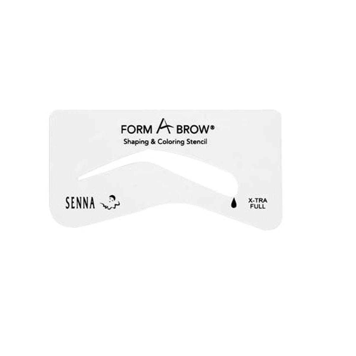 Senna Cosmetics Form-A-Brow Stencil, Fine, 1-Count