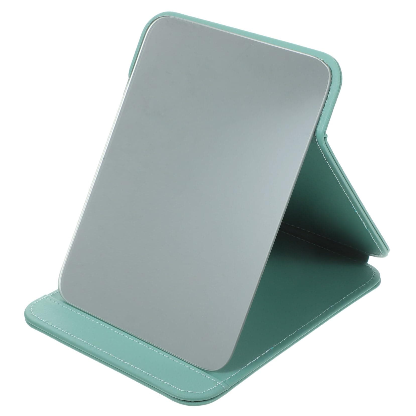 STOBOK Folding Table Top Makeup Mirror Travel Beauty Vanity Mirror for Home Bedroom
