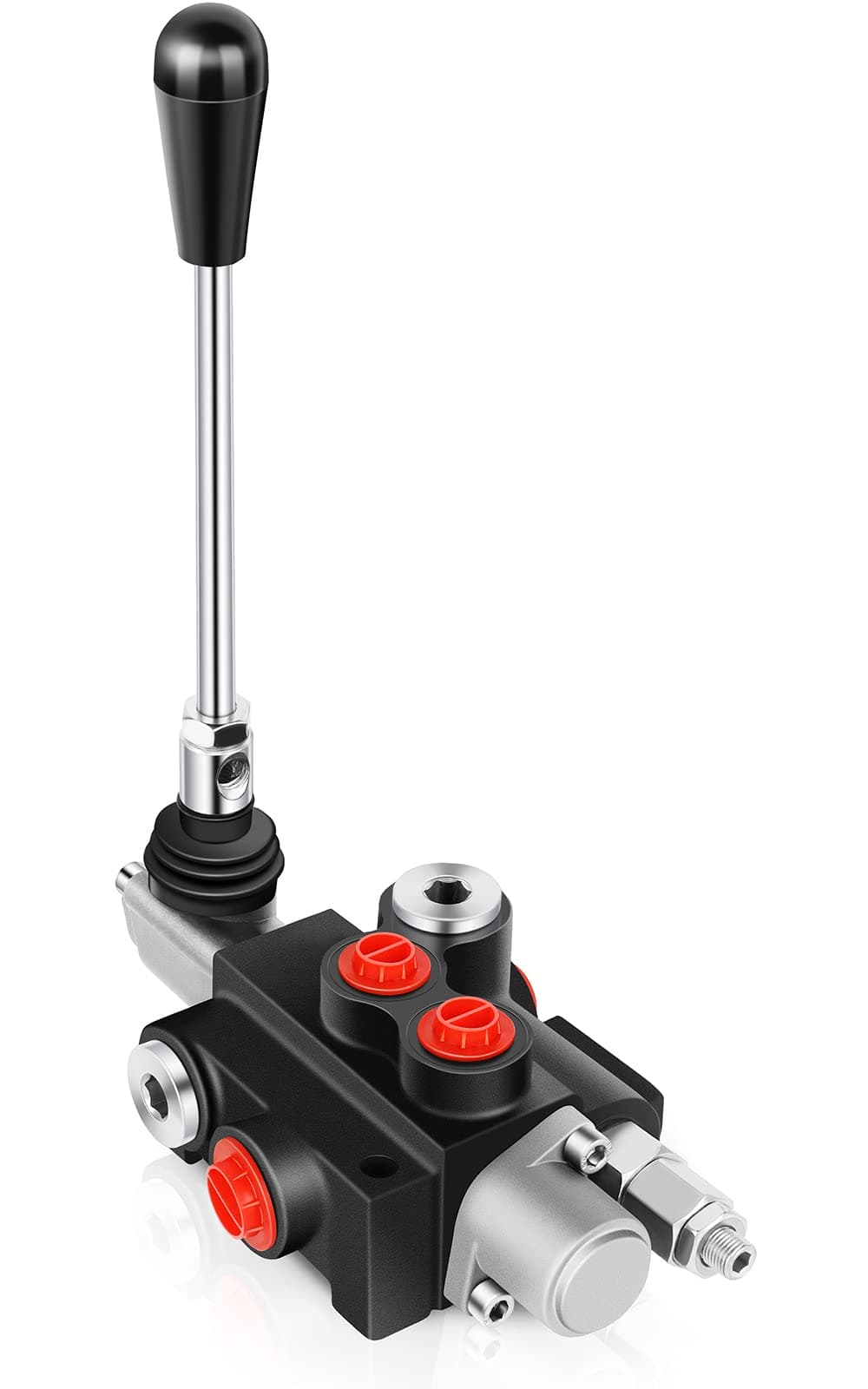 GYZJ Hydraulic Flow Control Valve 1 Spool 11 GPM G Ports Adjustable Relief Lever Handle Double Acting Parallel Center Tractor Loader W/Joystick Small Tractors/Tanks Loaders Log Splitters 3600 PSI
