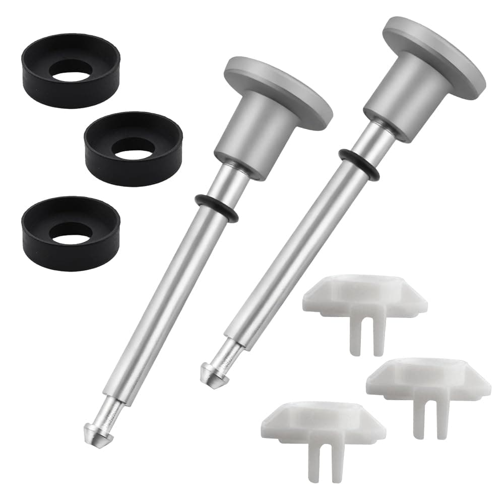 Tub Spout Diverter Repair Kit, 8 Pack Cup Seal Diverter Gate, Includes 2 Diverter Valve Stems, 3 Cup Seals and 3 Gates, Bathroom Shower Bathtub Leaky Faucet Repair Replacement, Electroplating