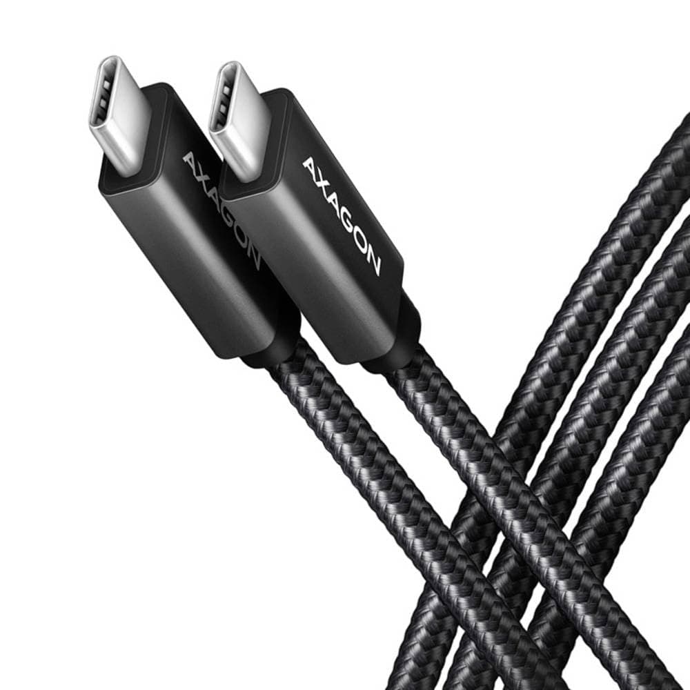 AXAGON Compatible BUCM32-CM20AB Kabel USB-C 3.2 Gen 2 auf USB-C 3.2 Gen 2, Schwarz - 2m