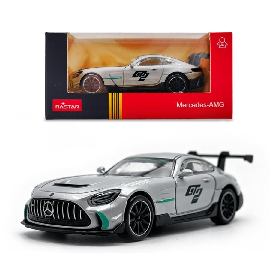 RASTAR 1/43 Diecast Model Car for Mercedes-AMG GT2, Durable, 64650