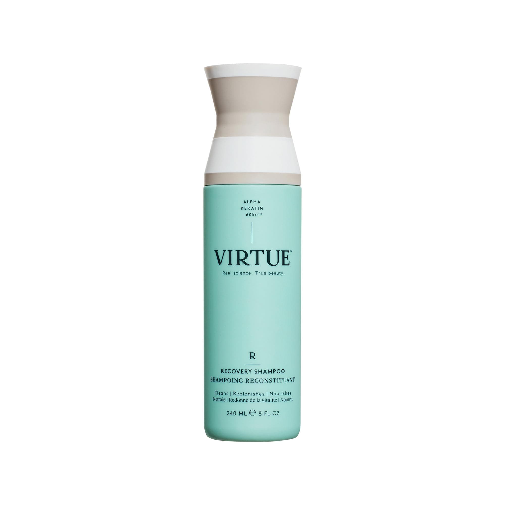 Virtue Recovery Shampoo for Damaged Hair, Sulfate-free, Color-safe, 8 Fl Oz
