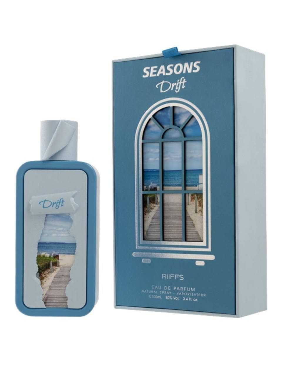 Riiffs Perfumes Seasons Drift – Fresh, Woody, Aromatic – Eau de Parfum Long-Lasting Fragrance for Unisex, 3.4 Ounce / 100 ml