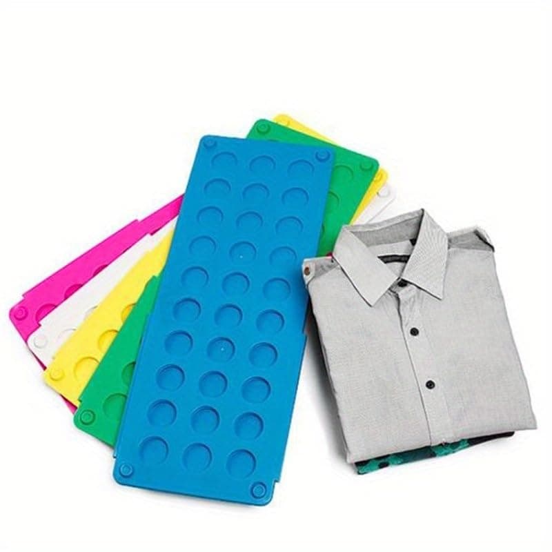 QIFEVIRL Clothes Folding Board - Professional Shirt Folder for Perfect Uniform Folds, Space-Saving Laundry Organizer (Green)