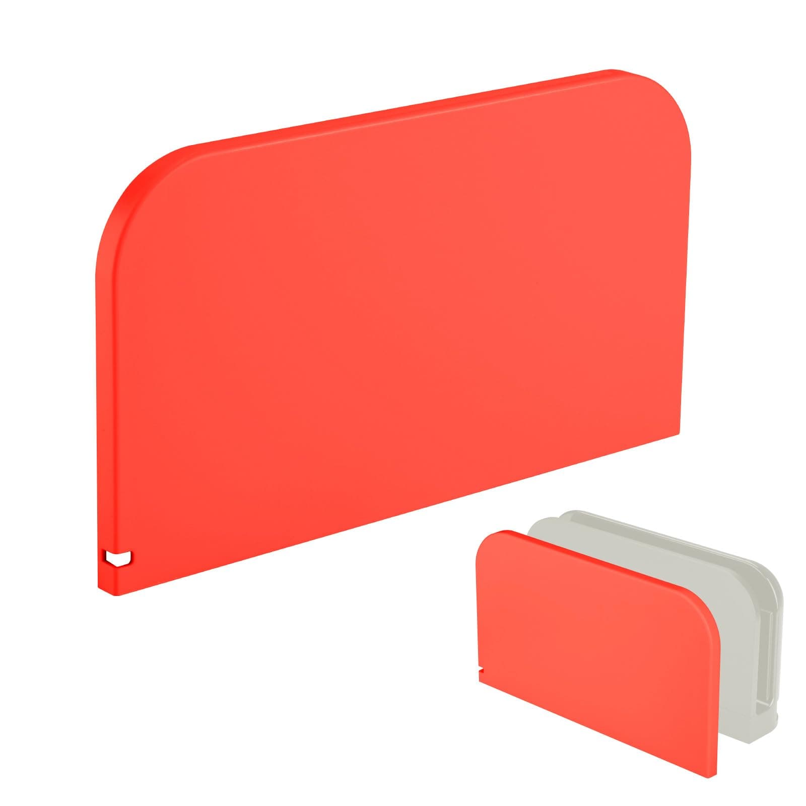 Easecos Faceplate Cover Sleeve Compatible with Switch 2 Dock (2025), Anti-Scratch Replacement Housing Shell Case Dust Cover for Switch 2 Charging Dock Faceplate Protection (Red)