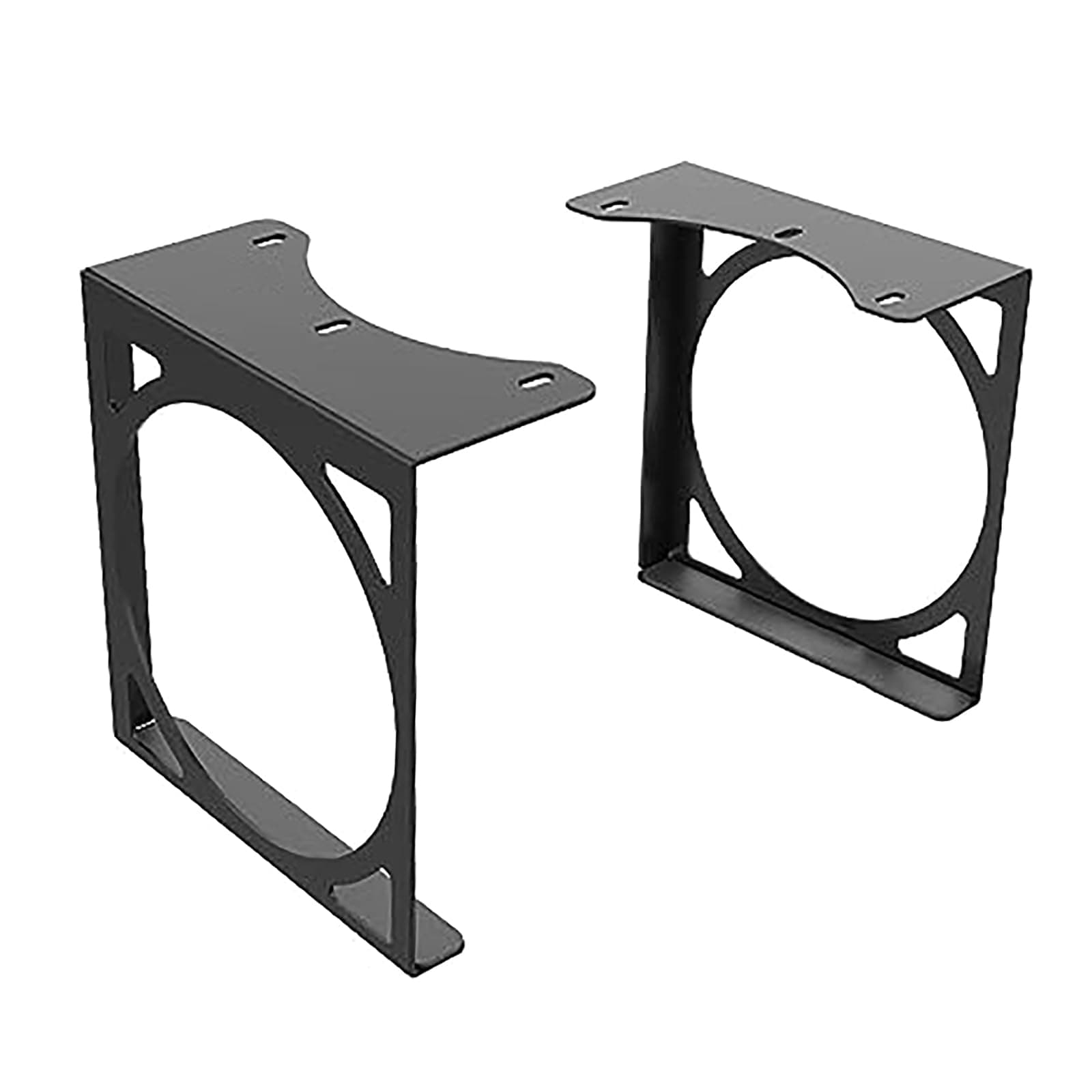 Space Saving Under Desk Bracket Console Holder Compatible for Easy Installation Metal Construction Stealths Mount Holder Under Desk Storage Wall Mount Stand Gaming All Metal Console Bracket