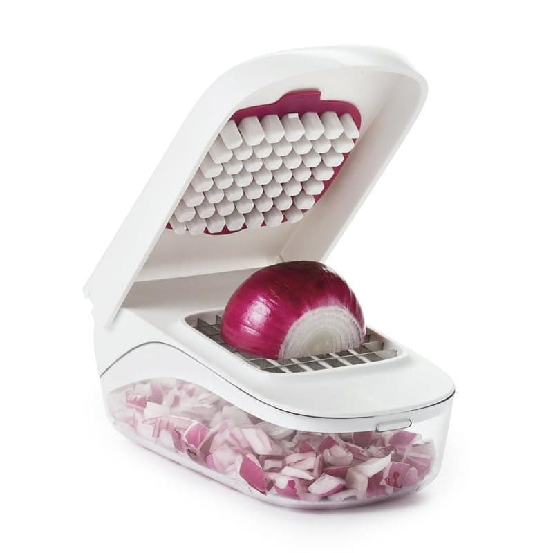 Vegetable Chopper with Container, Fruit Cheese Food Shredder Machine, Onion Potato Carrot Cabbage Veggie Cutter, Effortless for Restraurant, Kitchen Multifunctional Tool, Hand Held