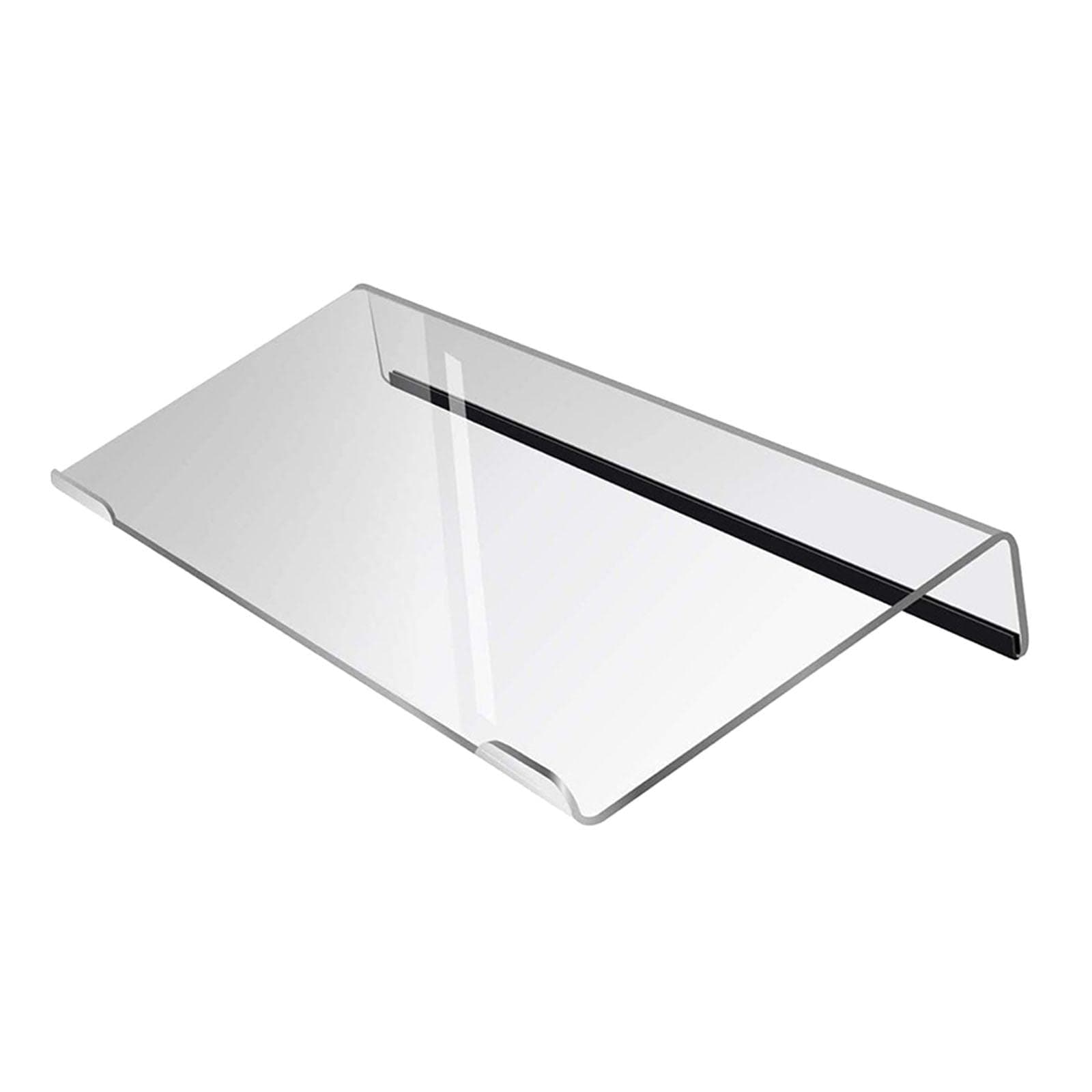 B Baosity Acrylic Keyboard Holder, Computer Keyboard Stand ,Acrylic Tilted Keyboard Holder Tilt PC Keyboard Stand Riser for Home Office