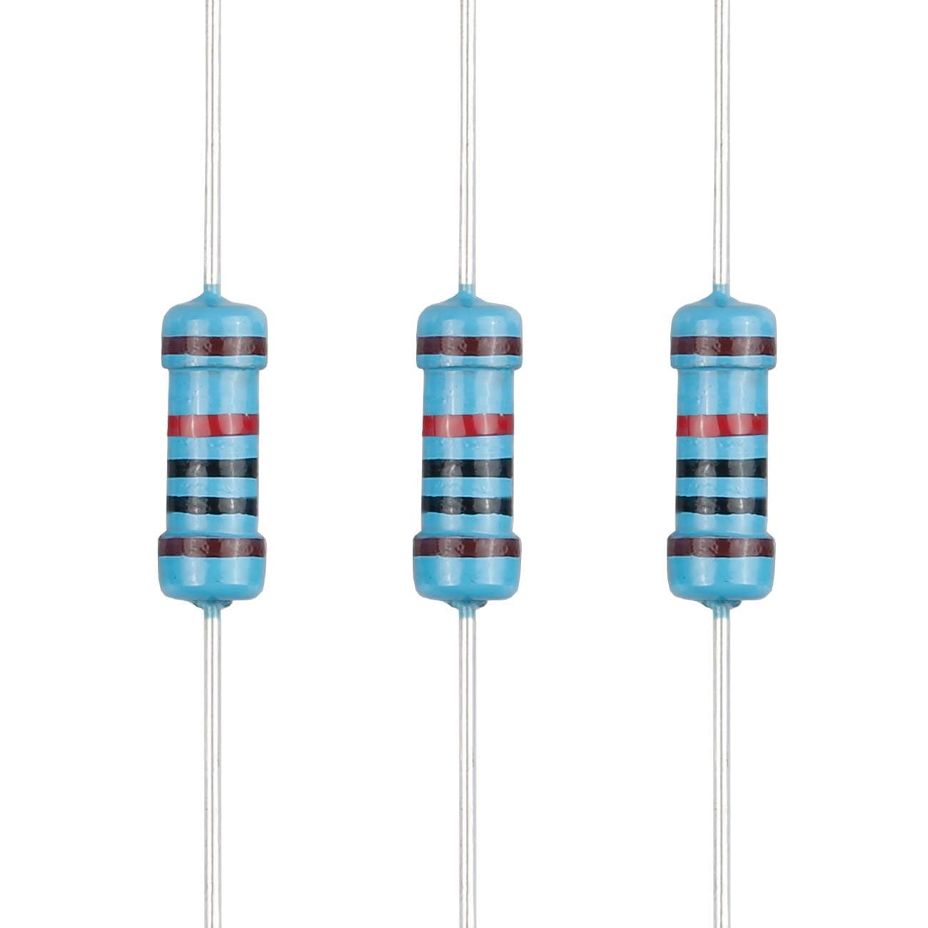 EDGELEC 100pcs 10K ohm Resistor 1/2w (0.5Watt) ±1% Tolerance Metal Film Fixed Resistor, Multiple Values of Resistance Optional