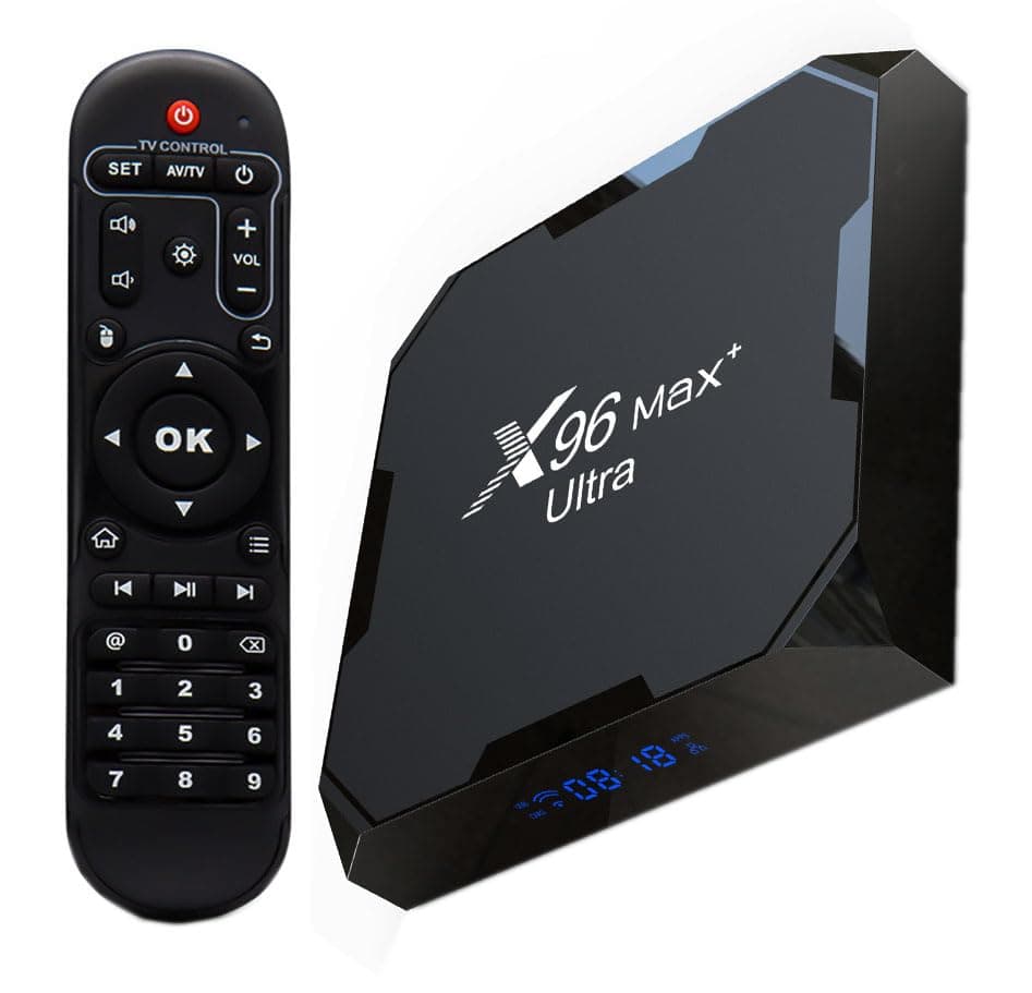 Android 11.0 Amlogic S905X4 4GB RAM 64GB ROM Max+ X4 64-bit Quad Core with Dual Wi-Fi 2.4G/5.0G, BT 4.0/ 3D Ultra HD 8K/ H.265/ 100M LAN/USB 3.0