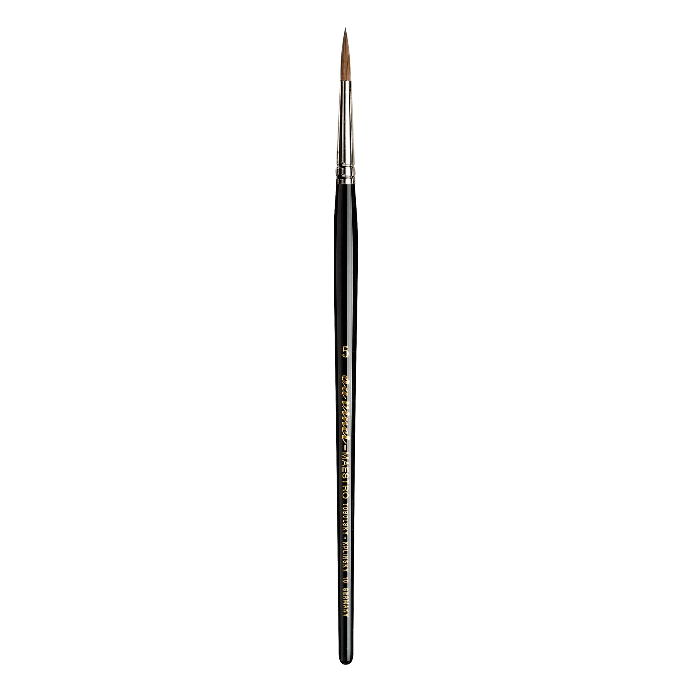da Vinci Maestro Series 10 Size 5 Kolinsky Red Sable Round Sharp Point Paint Brush