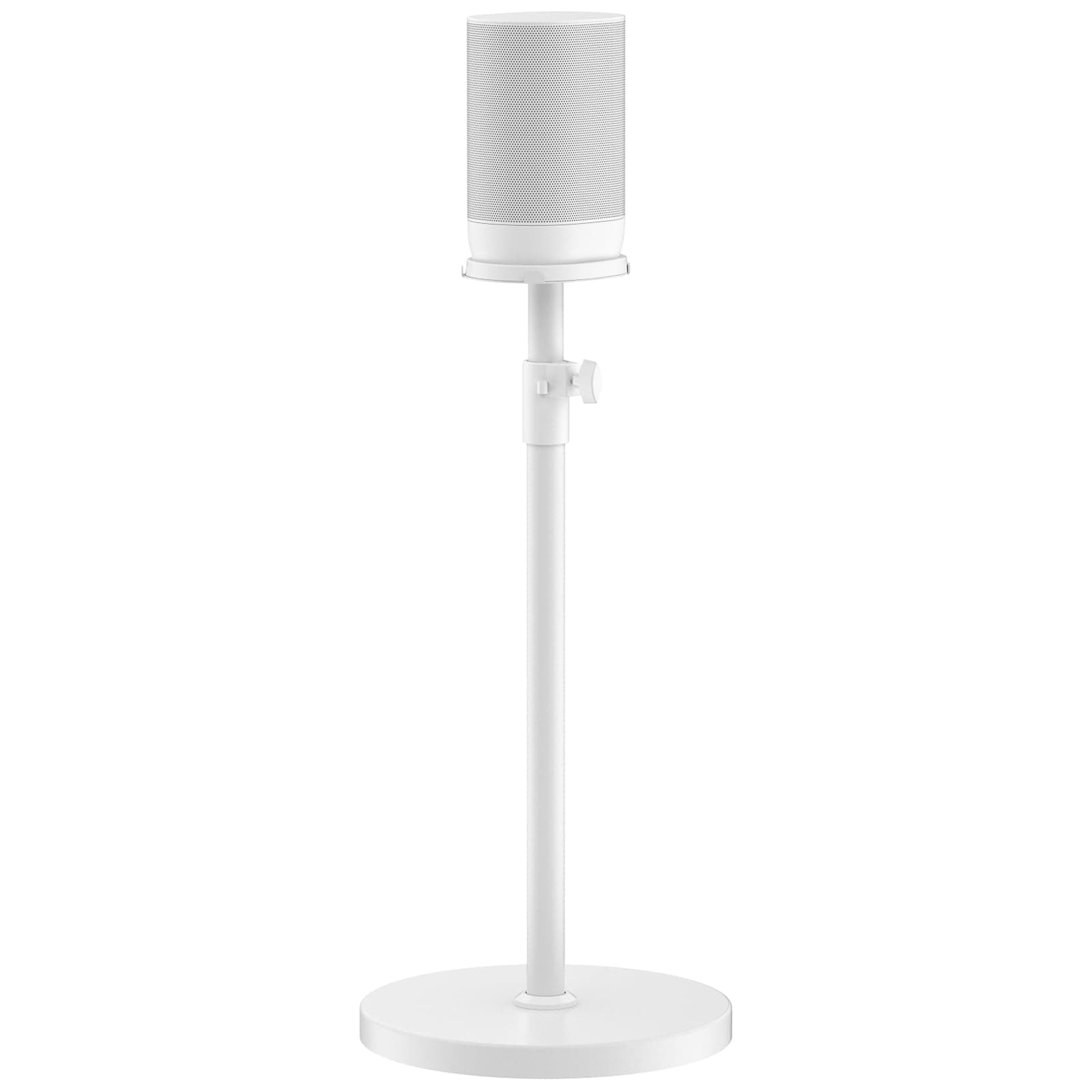 Heavy Duty Floor Speaker Stand for Sonos Move, Move 2 Speaker Stand with Management Cable Clips Easy to Install, White