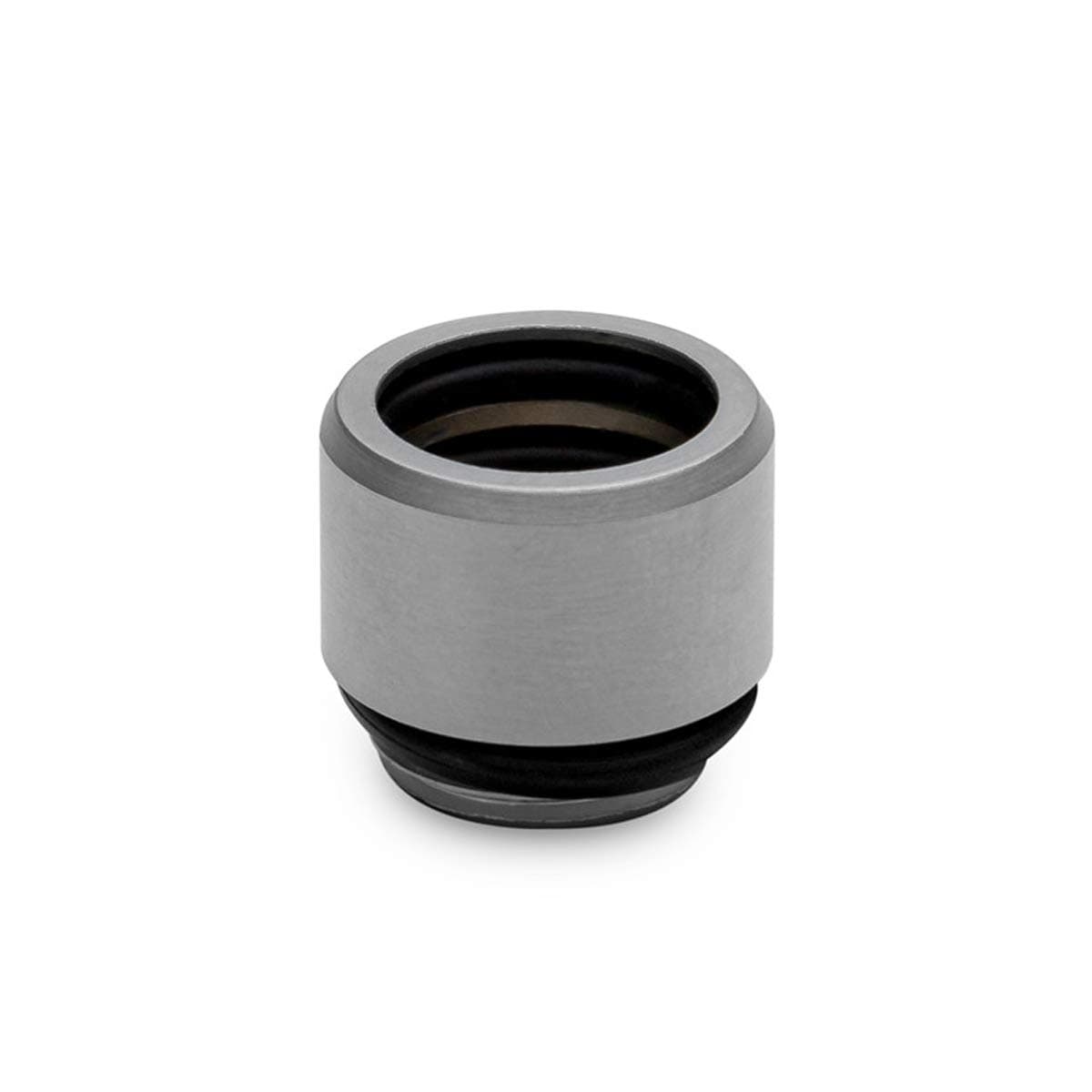 EKWB EK-Quantum Torque Micro HDP 12 Push-in Fitting for EKWB Rigid Tubing, 12mm OD, Satin Titanium