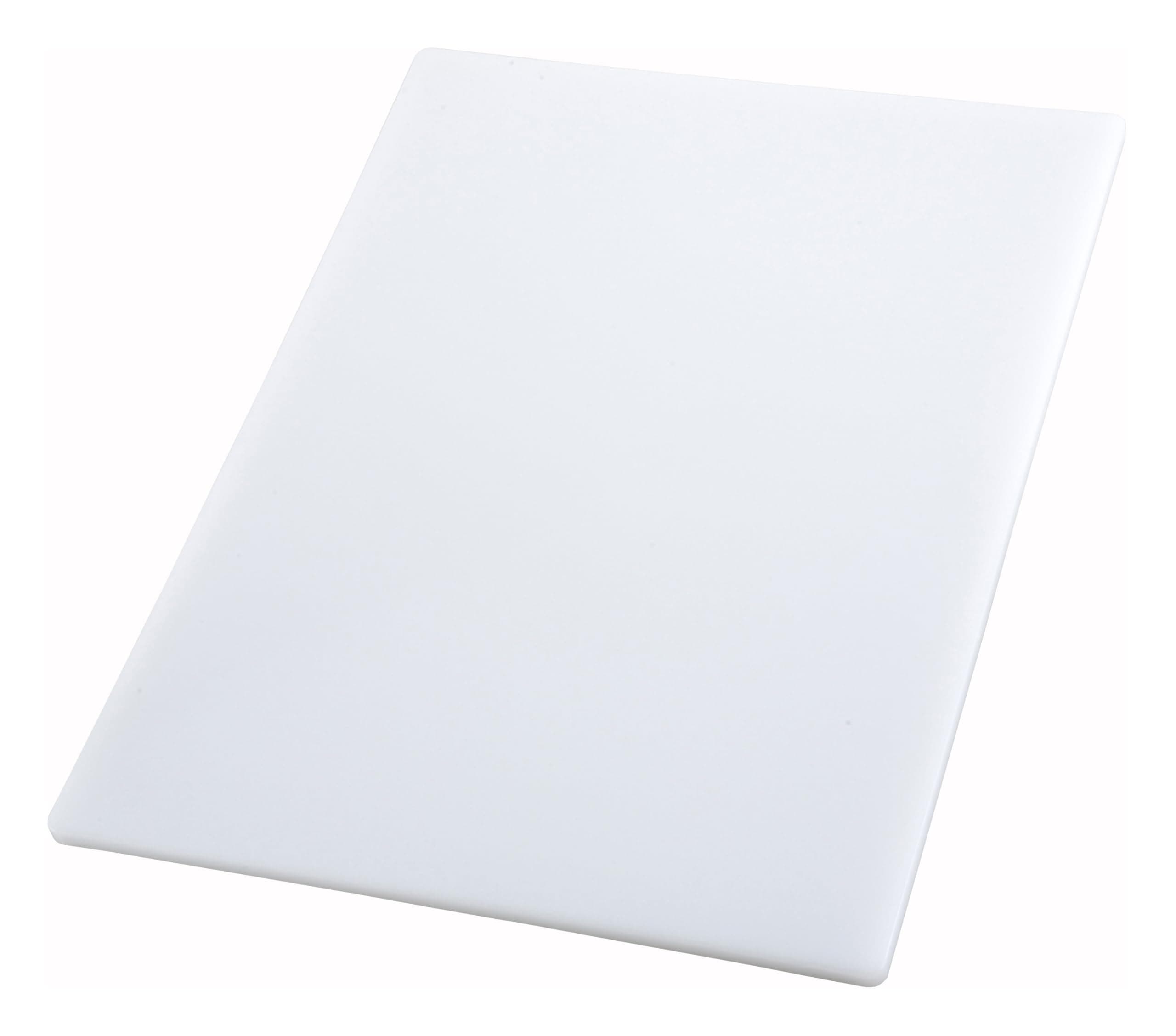 Winco Cutting Board, White, 18-Inch X 24-Inch X 0.5-Inch