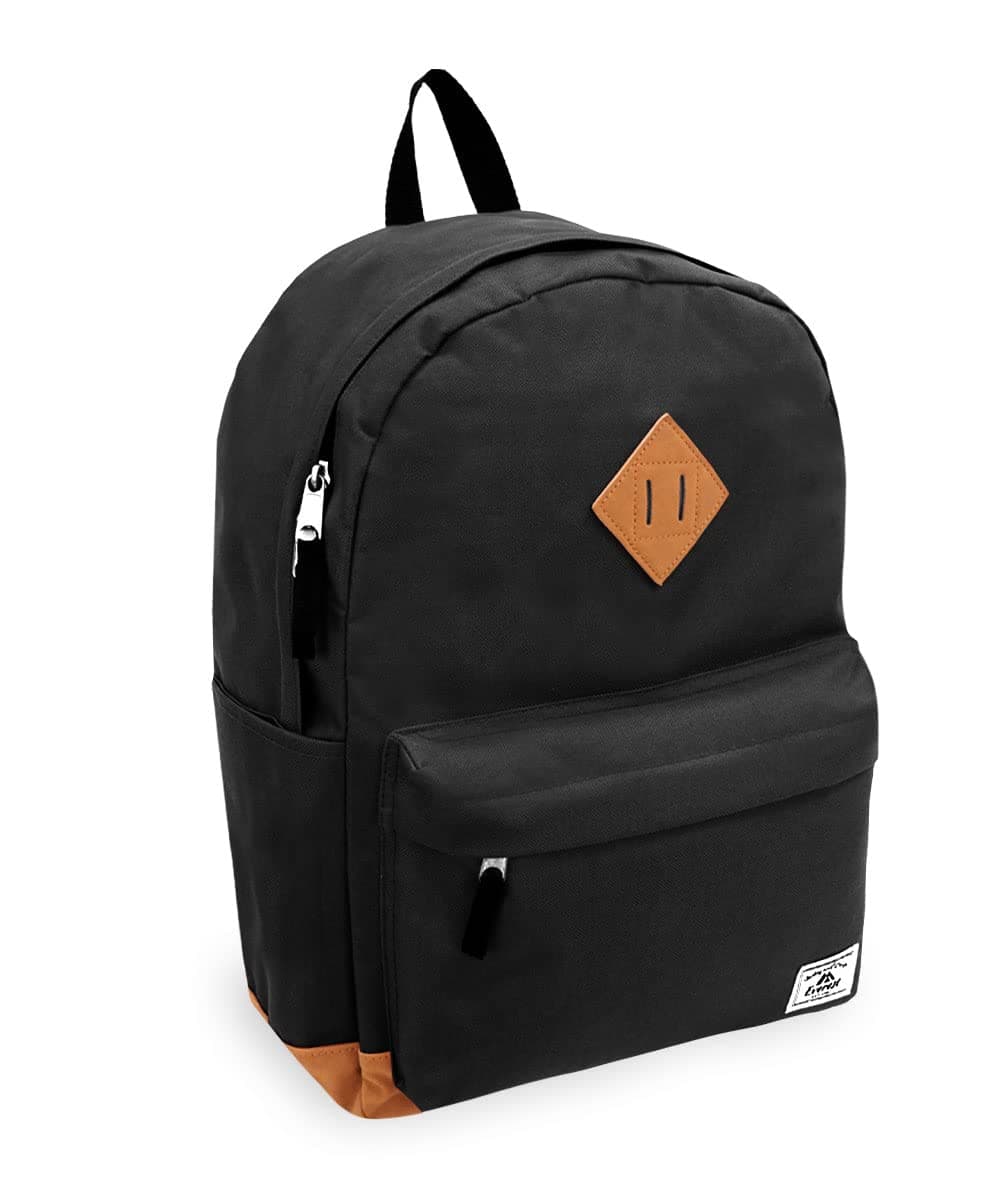 Everest Vintage Laptop Backpack, Black