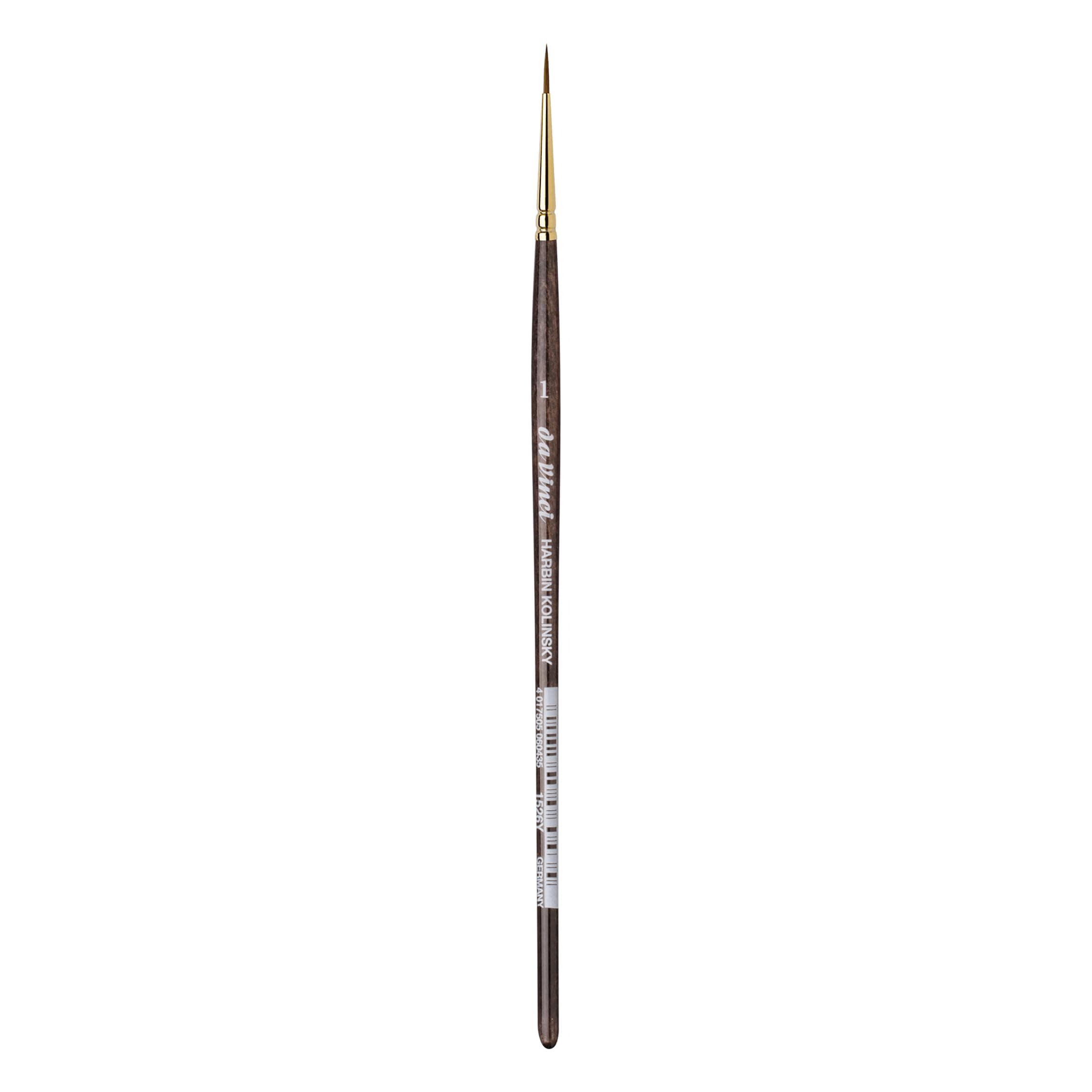 da Vinci 1526Y Series Size 1 Harbin Kolinsky Red Sable Brush, Round