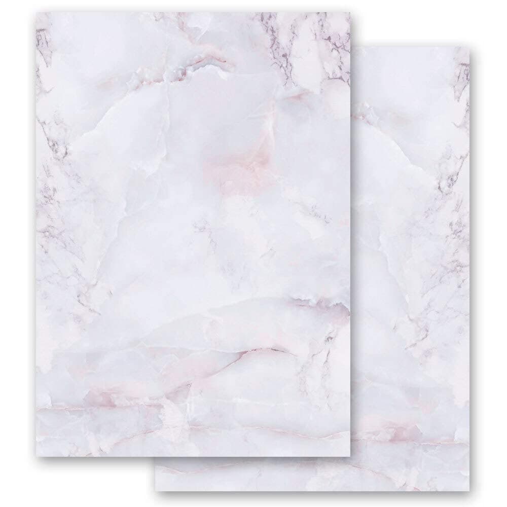 Motif Letter Paper! Marble & Structure Marble Lilac 20 Sheets DIN A4 - Paper-Media