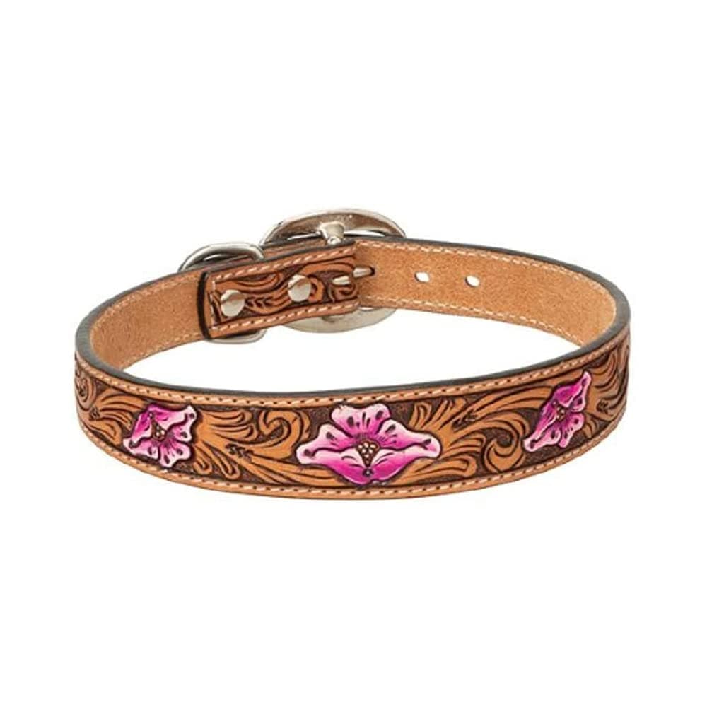 Weaver Pet Pink Floral Collar, 1" x 23"