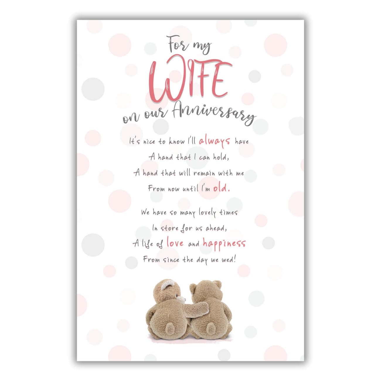 WIFE ANNIVERSARY, Emotional Rescue Greeting Card