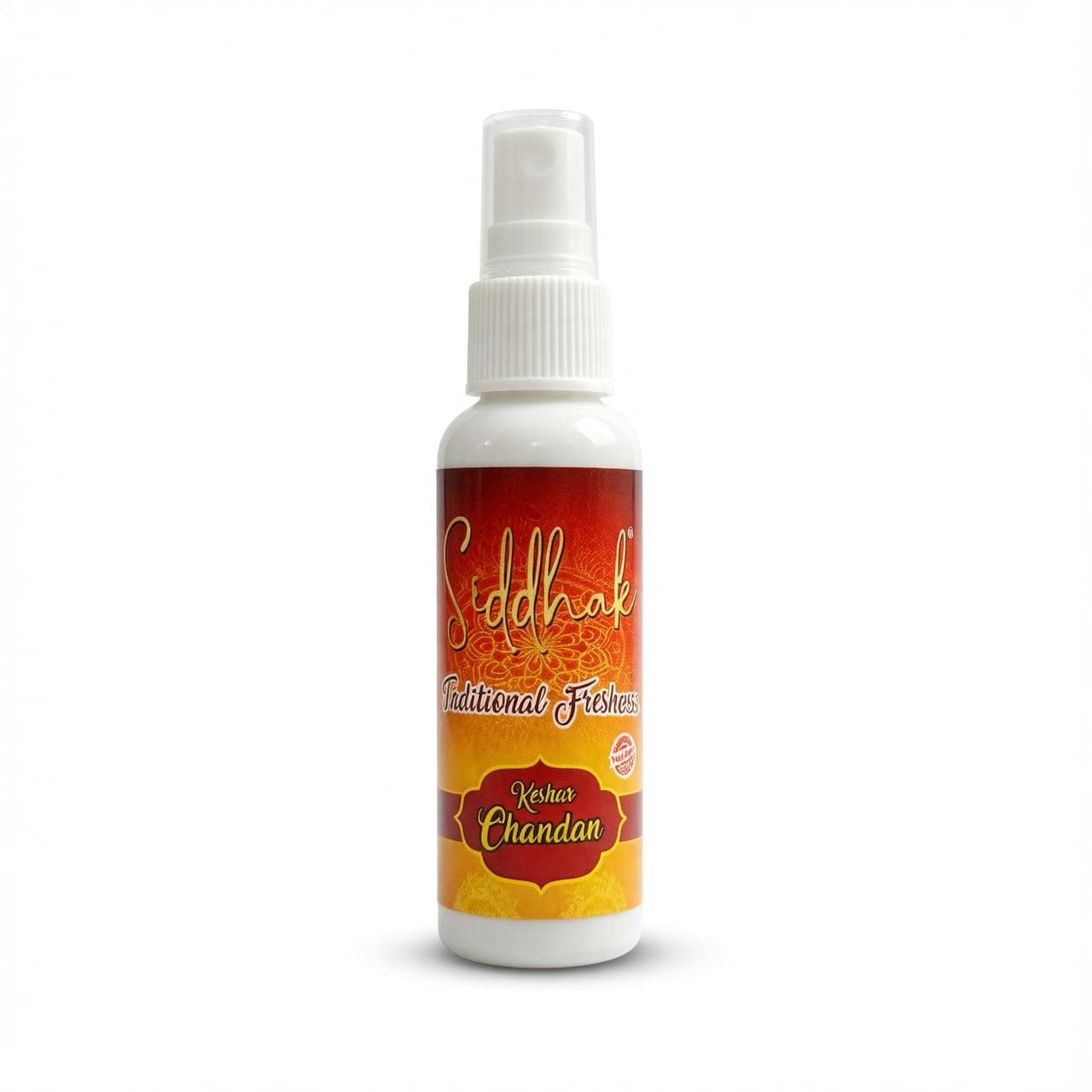 siddhak Kesar Chandan Pooja Perfume 50ml & 100ml Pack - Natural Fragrance for Temple, Home & Personal Use, Long Lasting Scent, Pure & Authentic Kesar Chandan Aroma (50 ml)