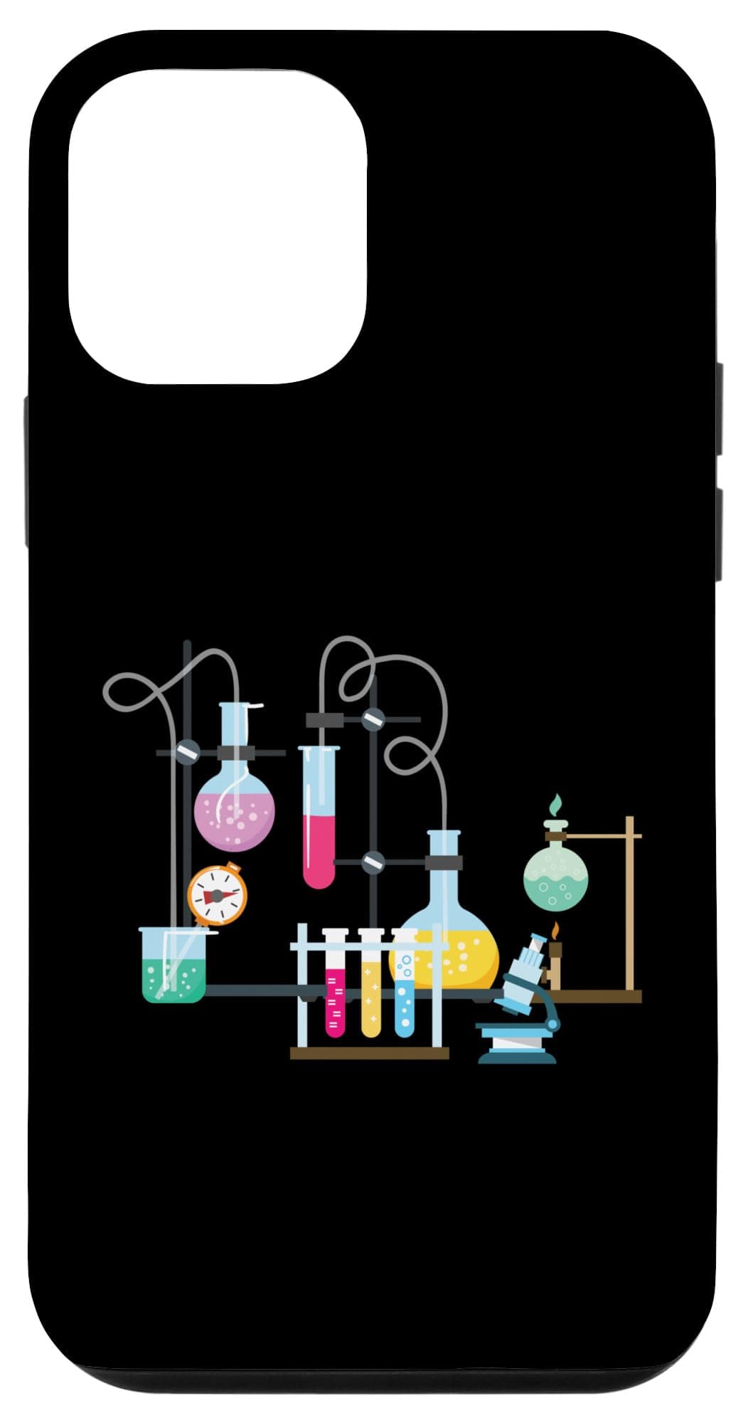 Test Tube Chemistry Laboratory Funny Gift Case for iPhone 12 mini