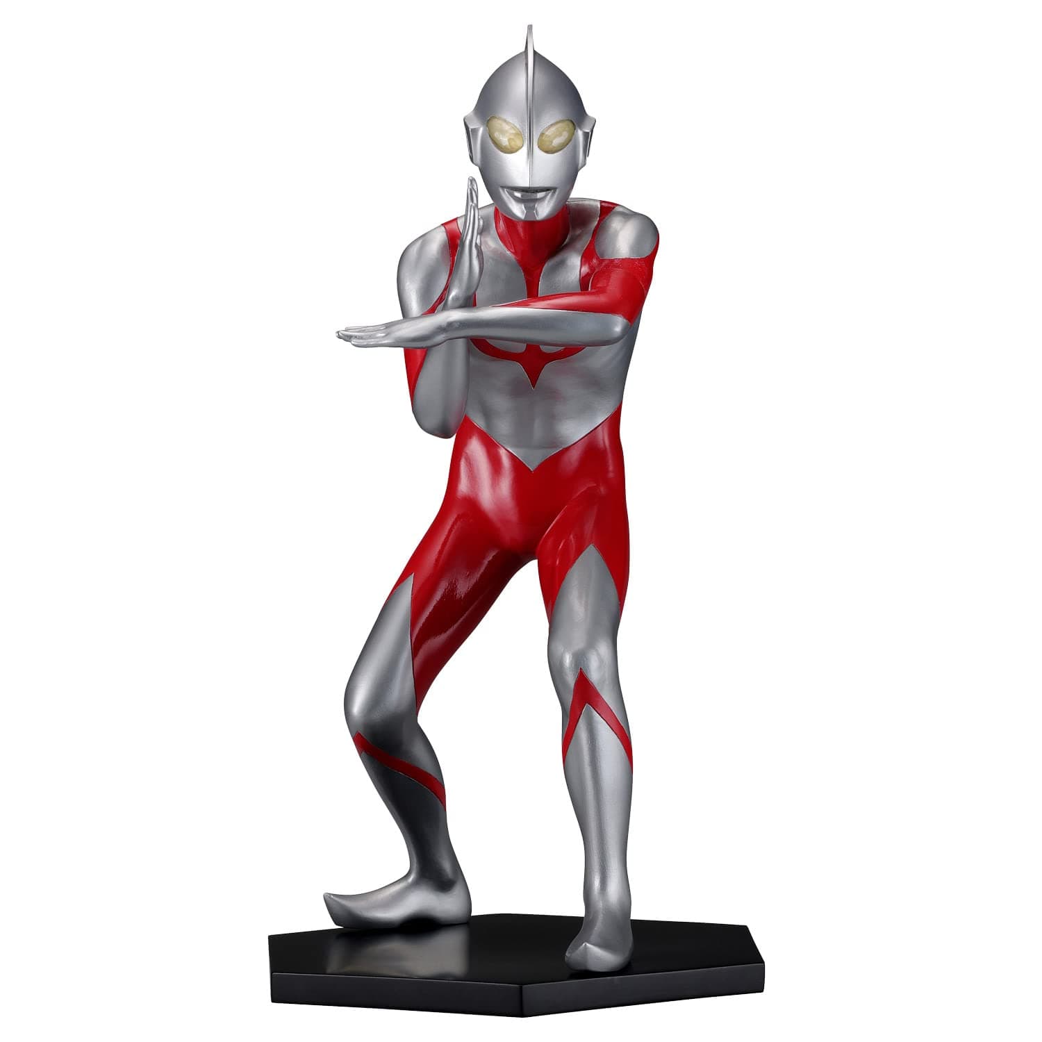 Kaiyodo CC019 Character Classics Thin Ultraman, Total Height: Approx. 11.4 inches (290 mm), Non-scale, Resin Cast, Painted, Finished Figure
