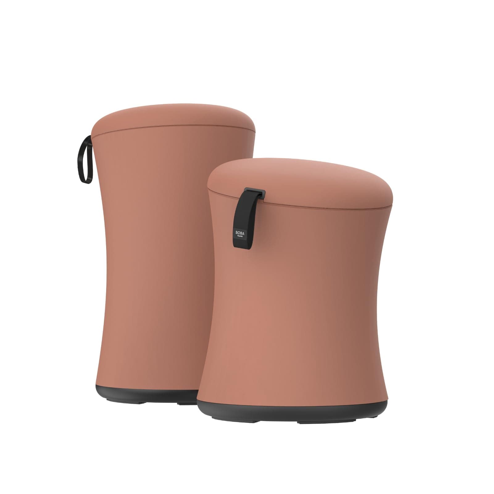 TopJob Boba Chair Stylish Ergonomic Active Wobble Stool, ADHD Chair, Improves Posture and Focus, Ergonomic with Height Adjustable Stool for Adults Children for Home Office (Terracotta)