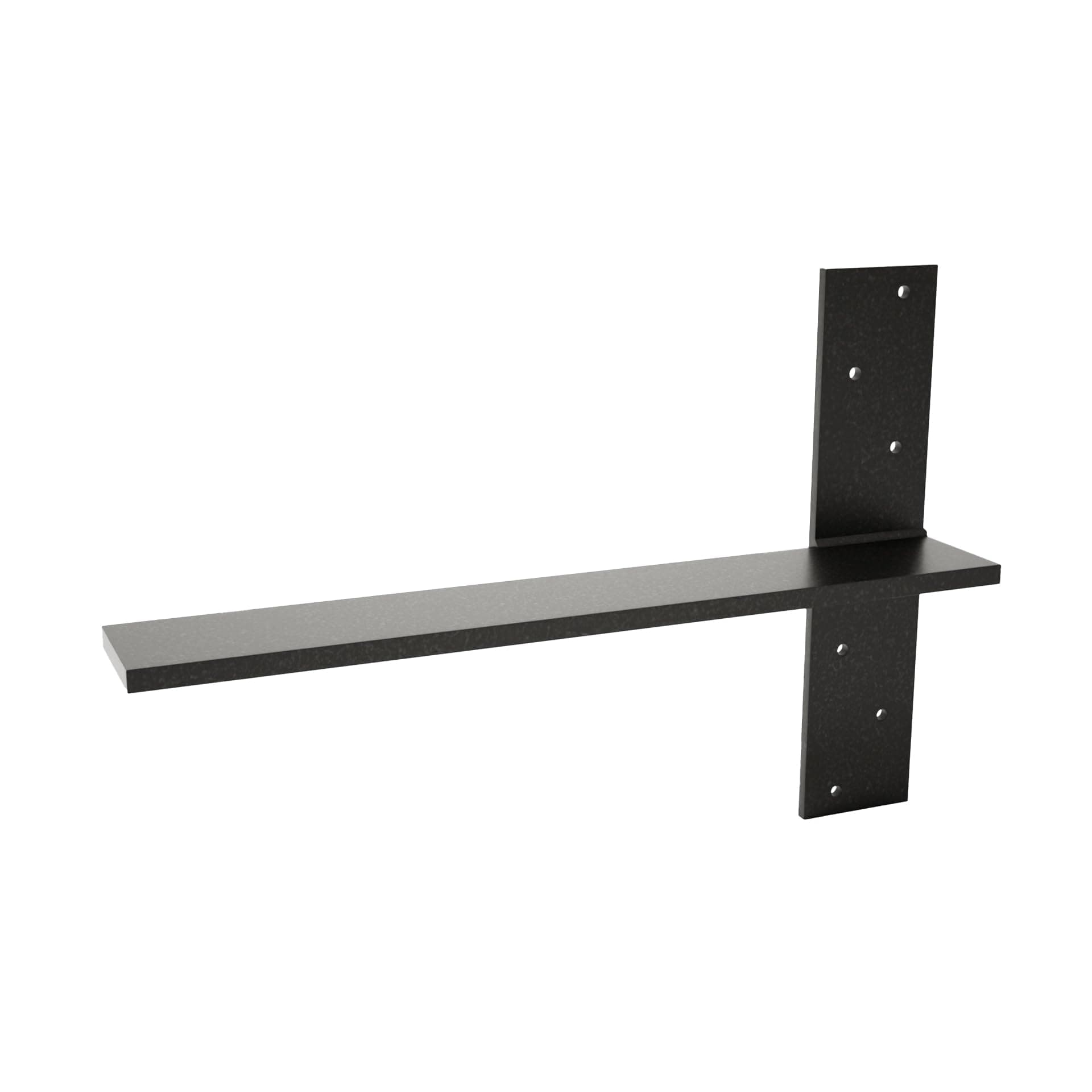 Solid Heavy Duty Steel Free Hanging Shelf Bracket,12 inch,(Steel). Designed to Provide Seamless Support for Floating Shelves, Mantels, Desks, and More. Free Hanging Shelf Bracket, Floating Shelves,