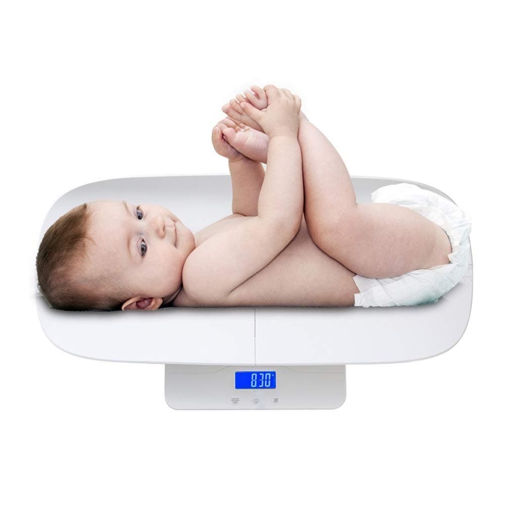 Electronic Digital Baby Pet Scales 100kg/220lb Hd Back-Lit LCD Display Measure Tool Infant Pet Body Weighing Accurately Scales Can Be Separated Cooking Scales.