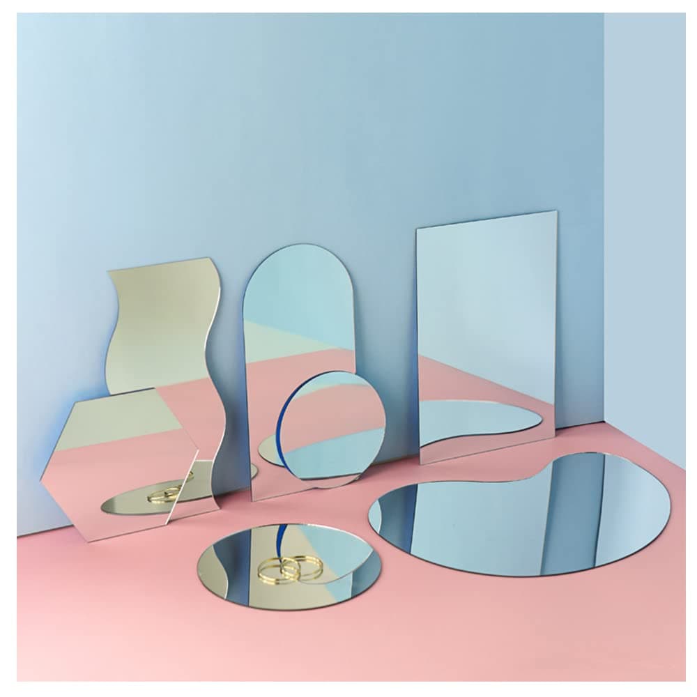 GISELA D 7 Packs Acrylic Mirror for Photography,Product Photography Props,Background Boards for Product Photography Shooting,Photo Props