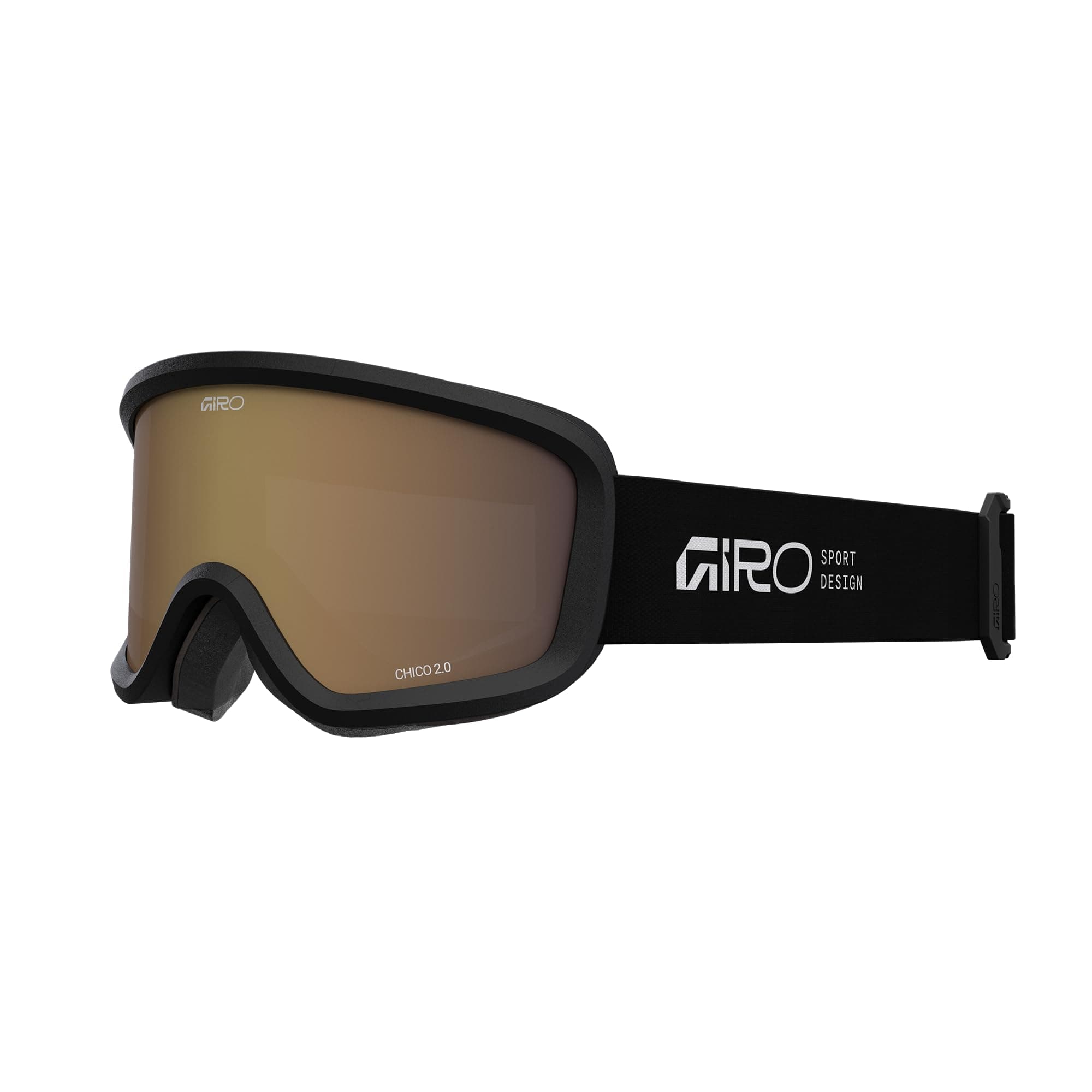 Giro Chico 2.0 Kids Snow Goggle Black Stacked - Amber Rose