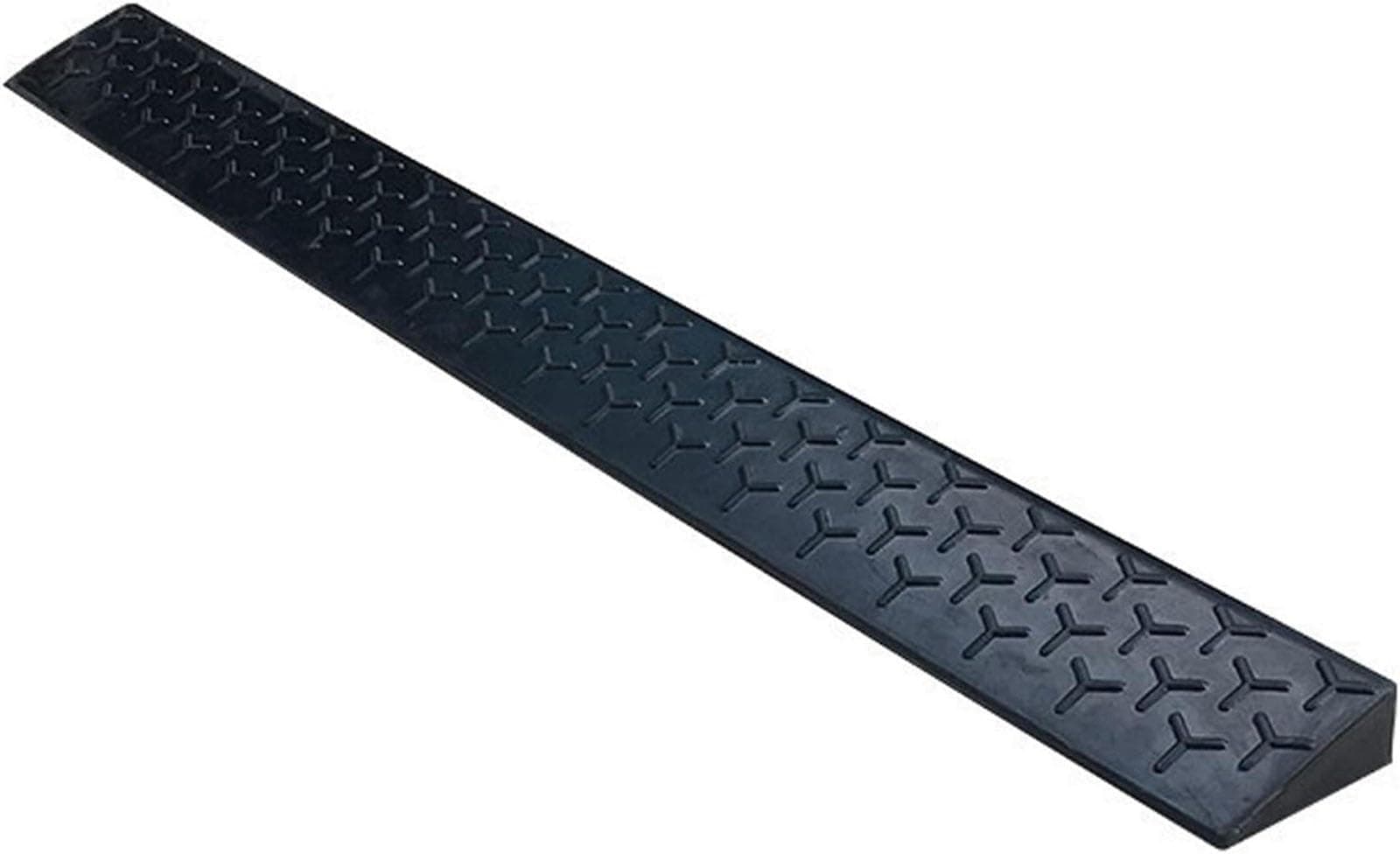 Solid Rubber Driveway Curb Ramps, 1 to 7 cm High Threshold Ramp, Loading Ramps Car Slop Ramps Heavy Duty Portable Drive Ramps for Driveway Vehicles SUV Truck Forklifts(100 * 16 * 7cm)