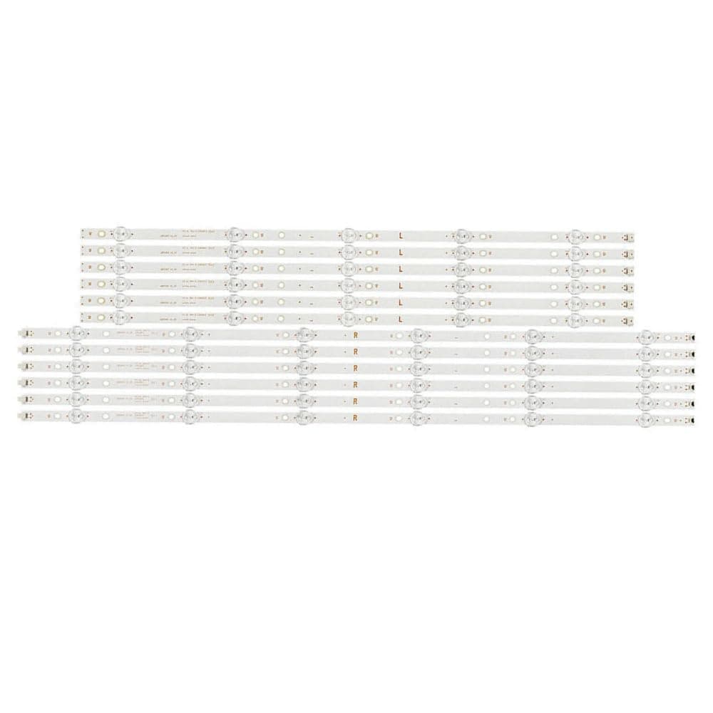 FAMUGOS 12PCS LED Back Light Strips Replacement for Element LB65065 E4SW6518RKU E4ST6519RKU Replacement for Insignia NS-65DF710NA21
