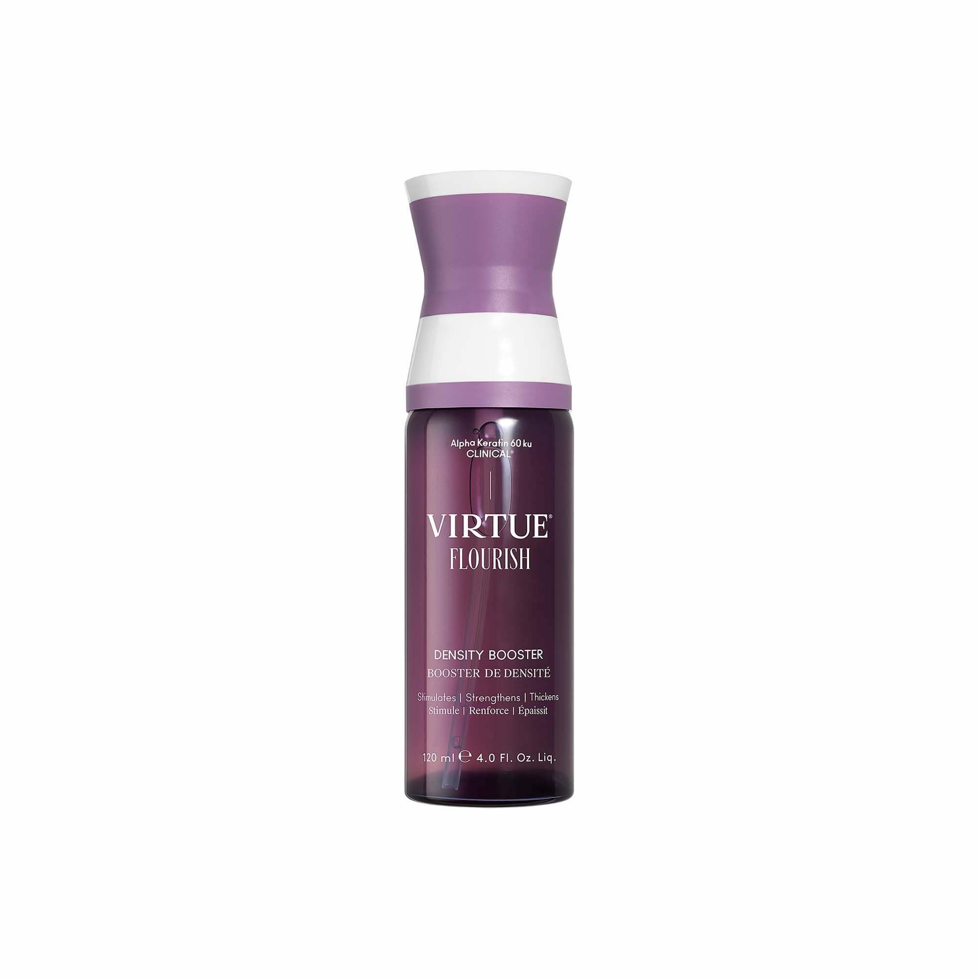 Virtue Flourish Hair Density Booster Spray Thinning Hair Treatment, 4 Fl Oz