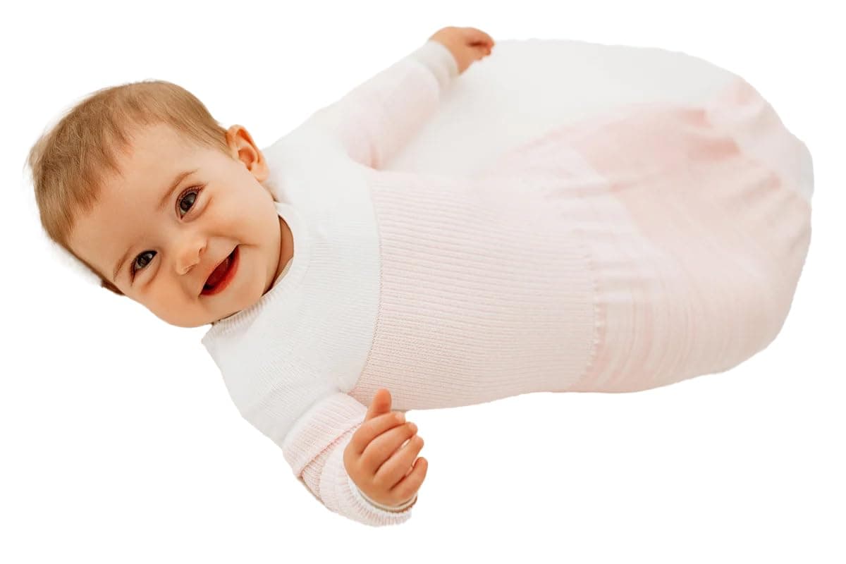 Swaddelini Arms Out Sleep Sack, 18-25 Pounds, Made in USA, Pink