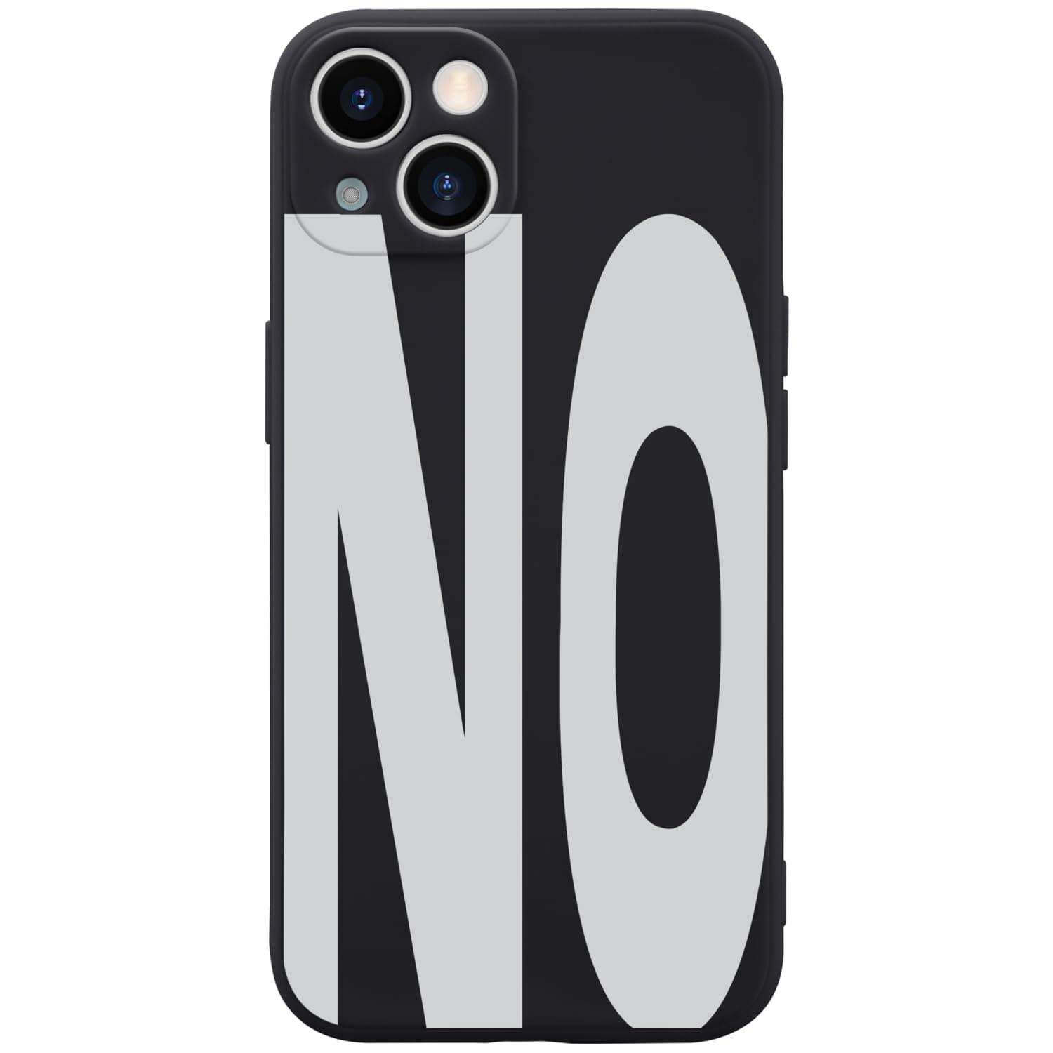 Wihytec Black Phone Case Cover for iPhone 14 PRO MAX NO Word Case Cover Liquid Silicone Soft Gel Rubber Matt Phone Cover with Microfiber Lining