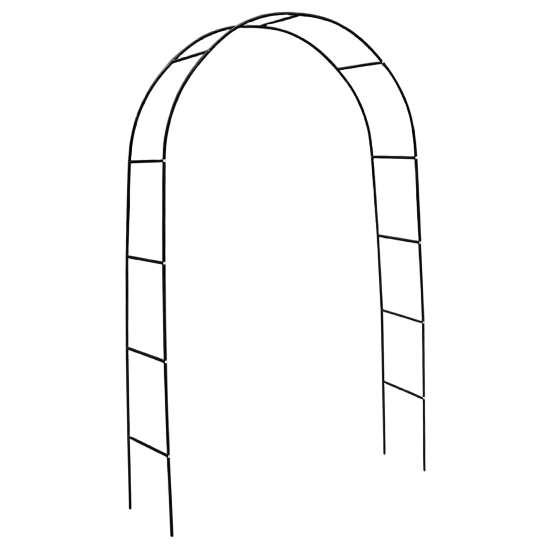 Garden Arch Thickened Rustproof Metal Arch Frame Climb Plants Trellis Garden Arbor Wedding Metal Arbor Flower Stand