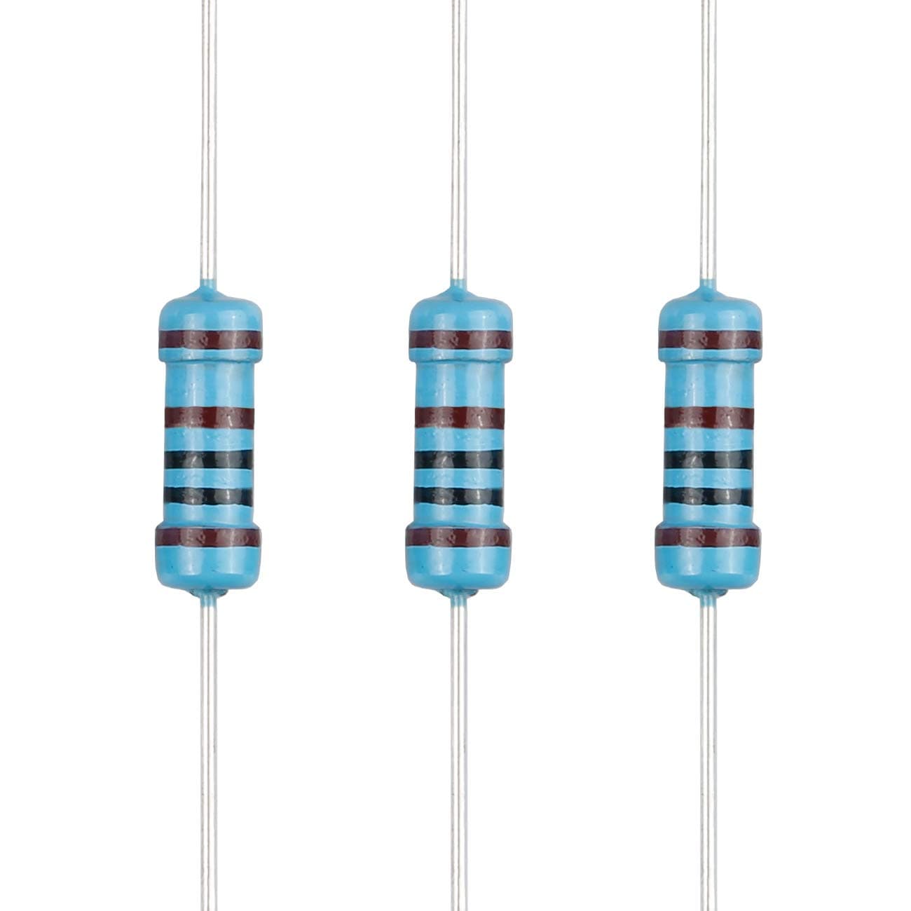 EDGELEC 100pcs 1K ohm Resistor 1/2w (0.5Watt) ±1% Tolerance Metal Film Fixed Resistor, Multiple Values of Resistance Optional