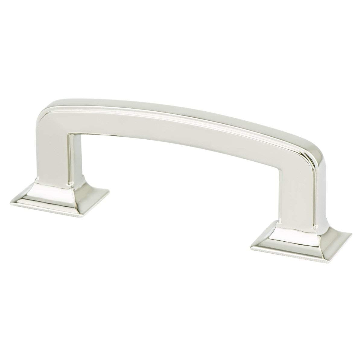 Berenson 7043-587-C Designers Group 10 3" Center to Center Cabinet Handle Pull, Polished Nickel