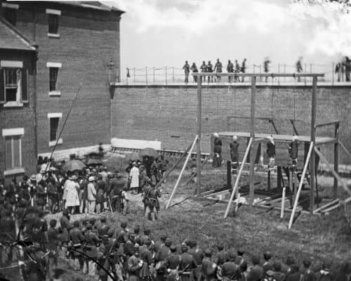 New 8x10 Photo: Hanged Bodies of the Lincoln Conspirators
