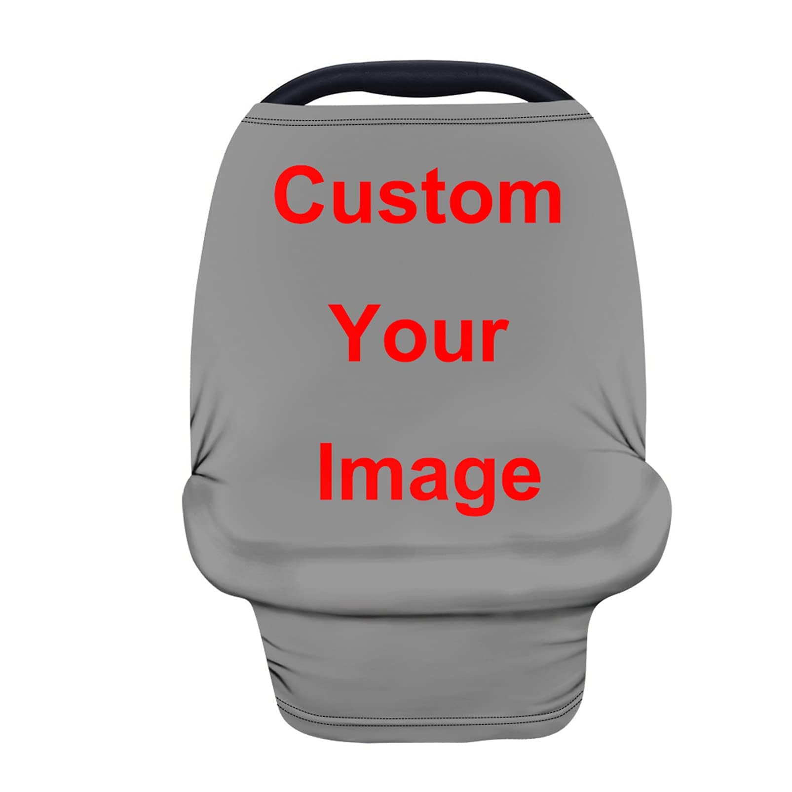 ZFRXIGN Custom Baby Car Seat Covers Nursing Cover Personalized Scarf Car Seat Covers for Babies Infant Carseat Canopy Multi-Use Gifts Your Image Name Text Here