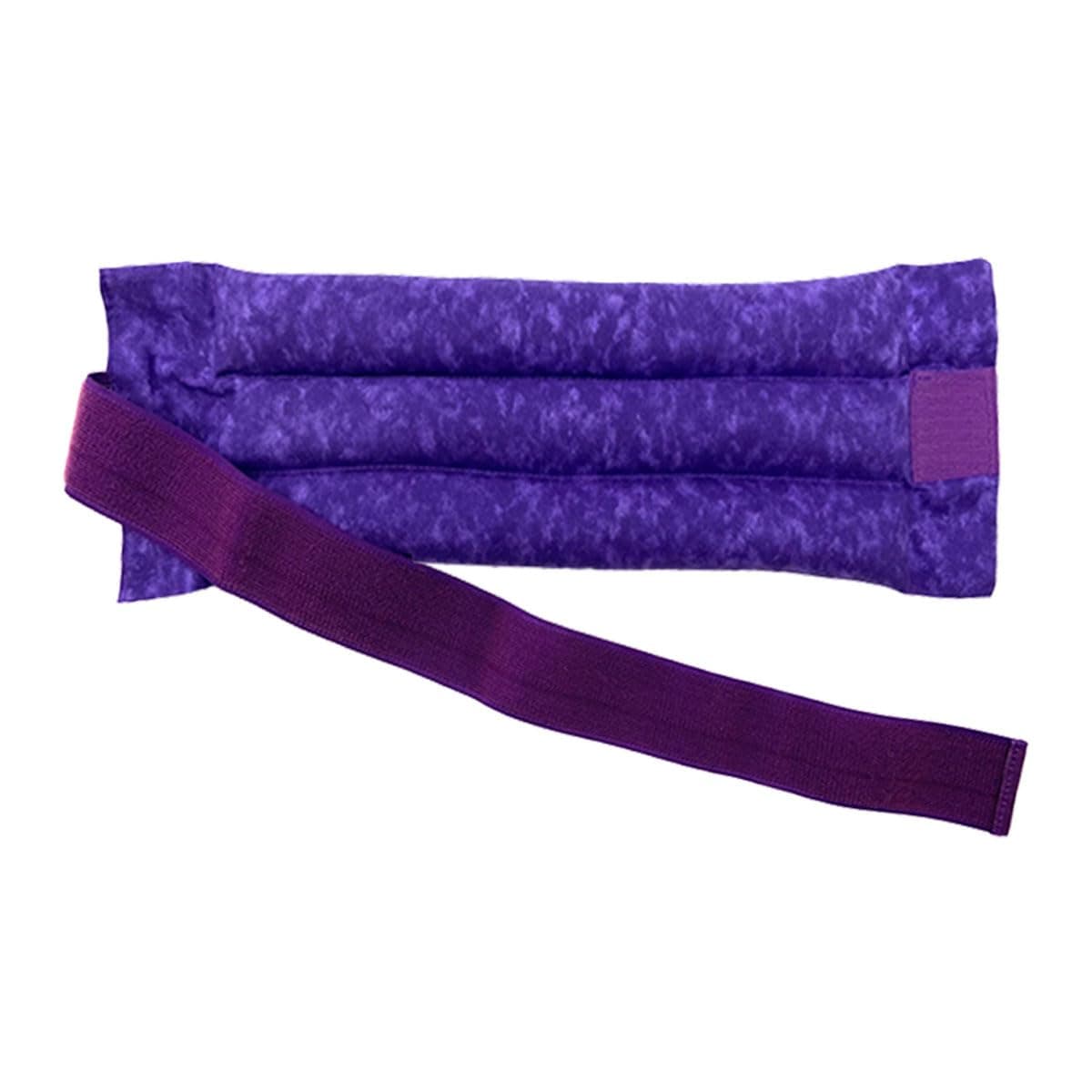 Nature Creation Microwaveable Herbal Heating Pad for Lower Back & Abdomen - Reusable Hot & Cold Pack for Comfort and Relaxation - Natural Heating Pad with Elastic Strap Purple Marble - 1 Pack