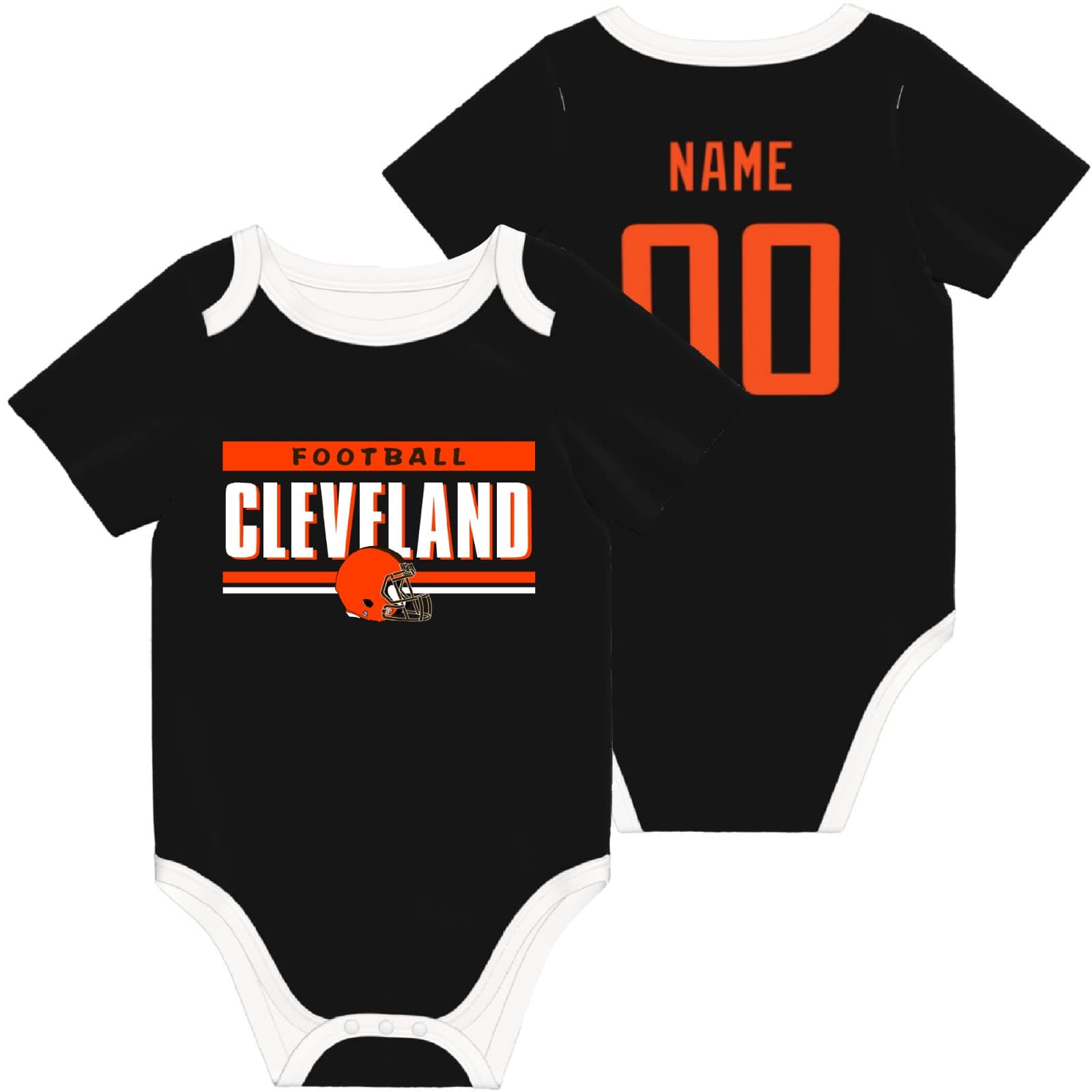 ANTKING Cleveland Baby Clothes Cotton Personalized Any Name and Number Customized Baby Gifts Cute