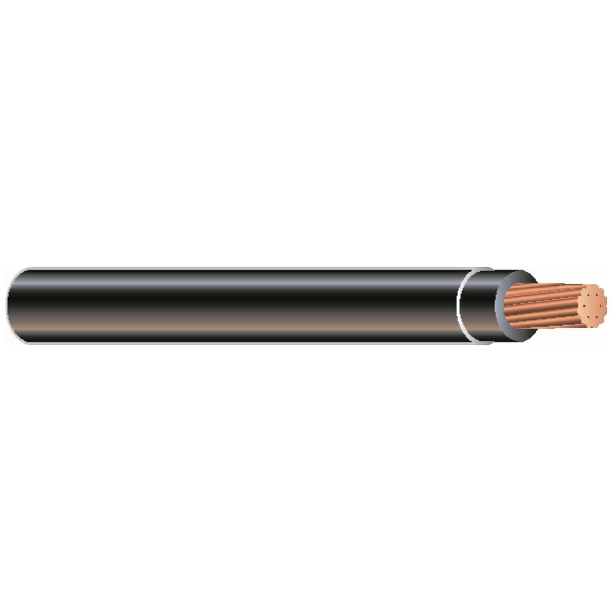 Southwire 22964183 50 ft. 12 Black Stranded CU THHN Wire